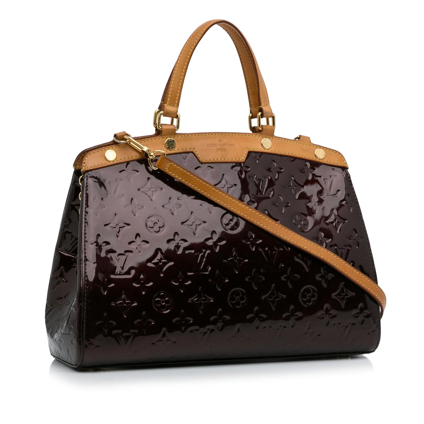 Louis Vuitton Monogram Vernis Brea MM (SHG-Ng1XKo)