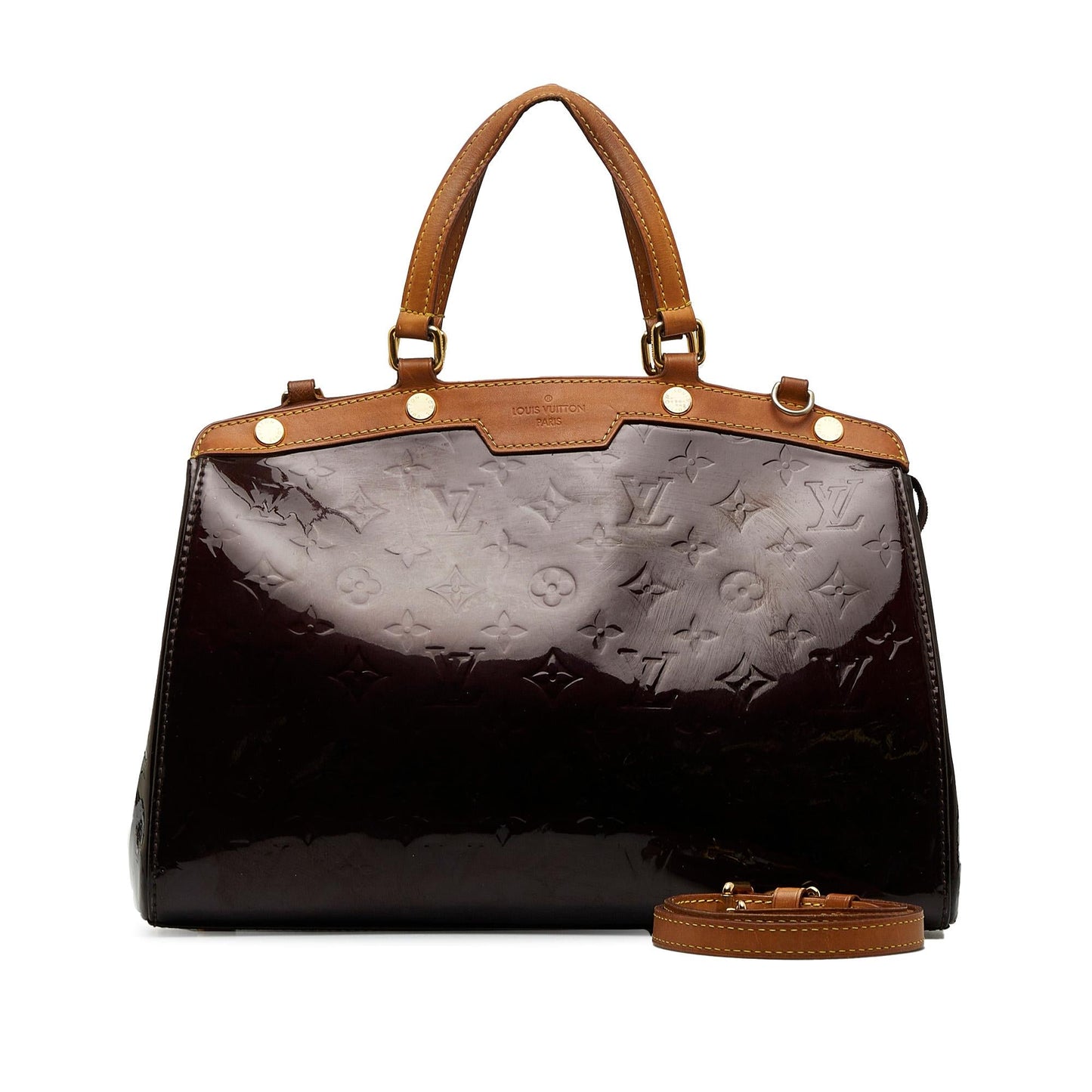 Louis Vuitton Monogram Vernis Brea MM (SHG-OqUUSZ)