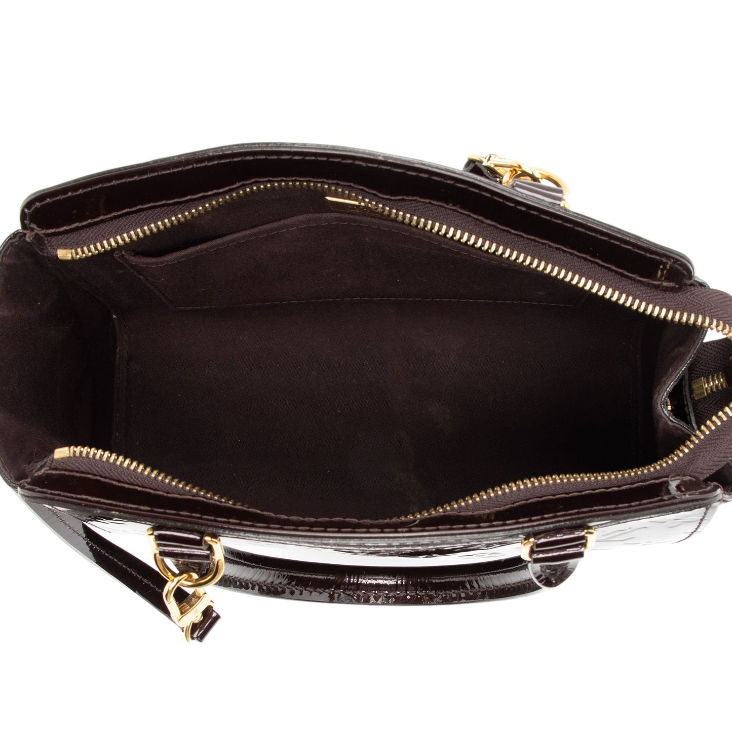Louis Vuitton Monogram Vernis Brea PM NM Satchel (SHF-yiNsdP)