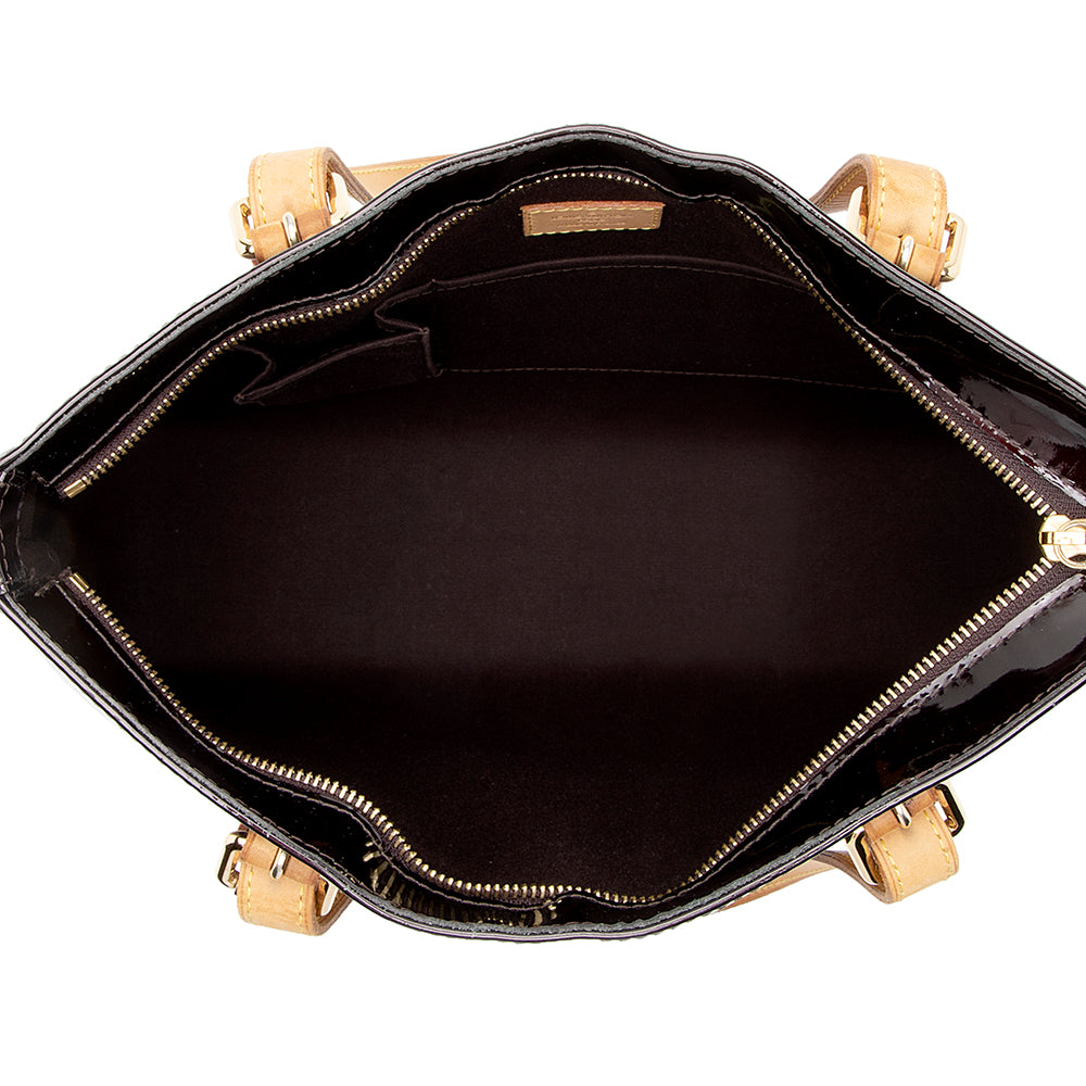 Louis Vuitton Monogram Vernis Brentwood Tote (SHF-19667)