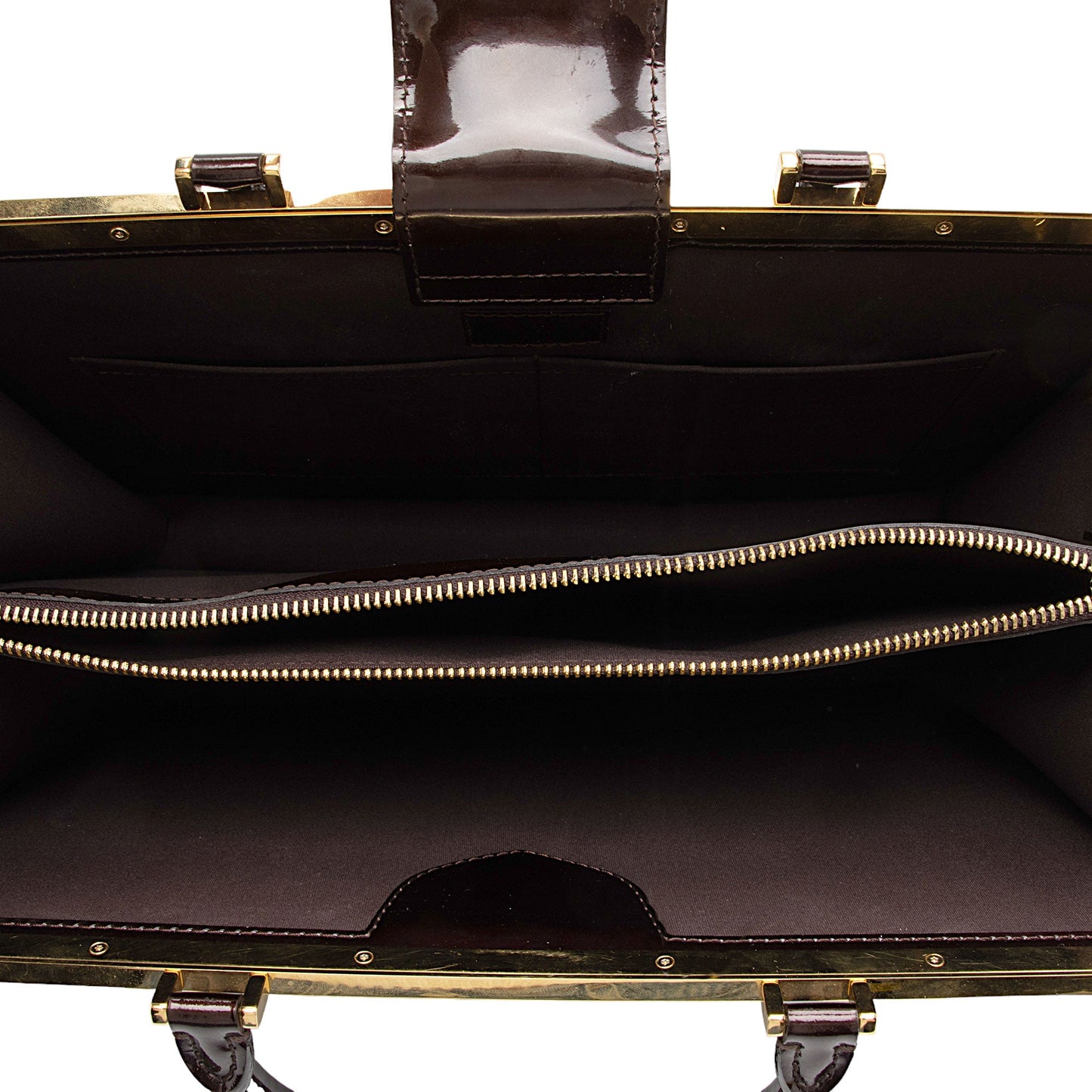Louis Vuitton Monogram Vernis Deesse GM Satchel (SHF-3rLqRq)