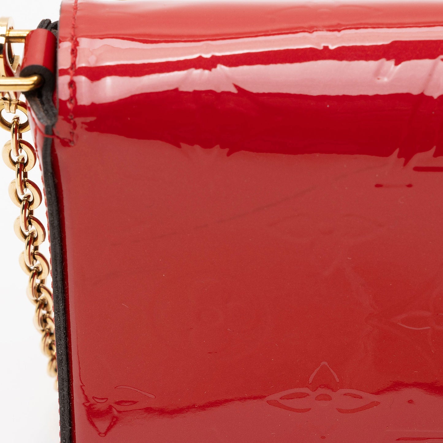 Louis Vuitton Monogram Vernis Felicie Pochette (SHF-GRZxjR)