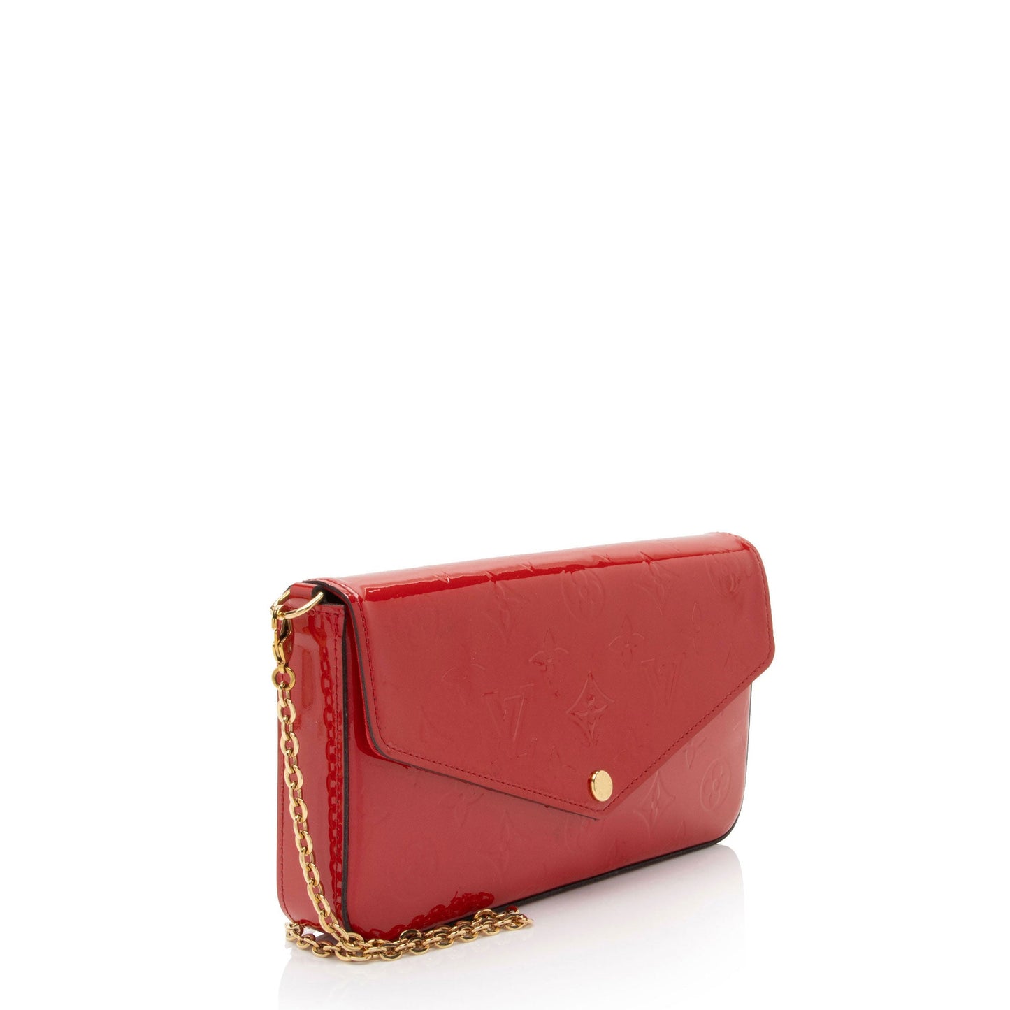 Louis Vuitton Monogram Vernis Felicie Pochette (SHF-GRZxjR)