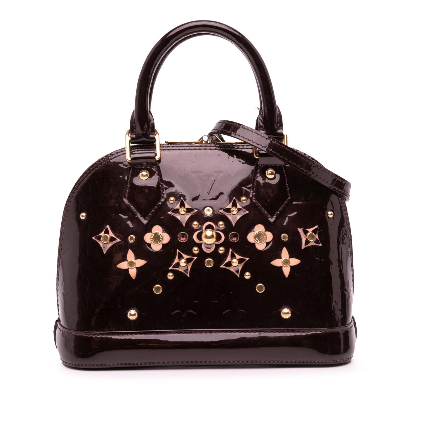 Louis Vuitton Monogram Vernis Flower Alma BB
