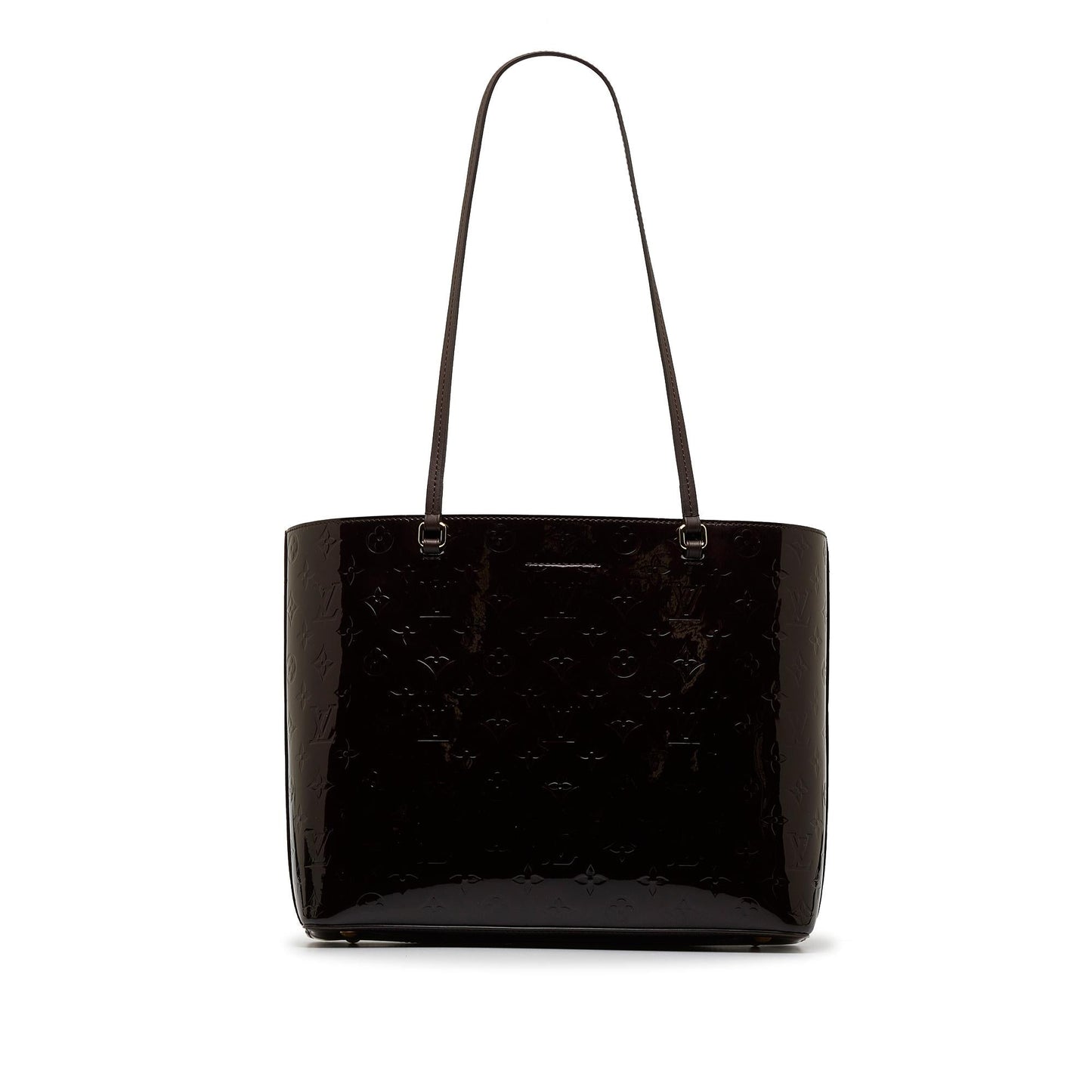 Louis Vuitton Monogram Vernis Long Beach MM (SHG-6biDTS)