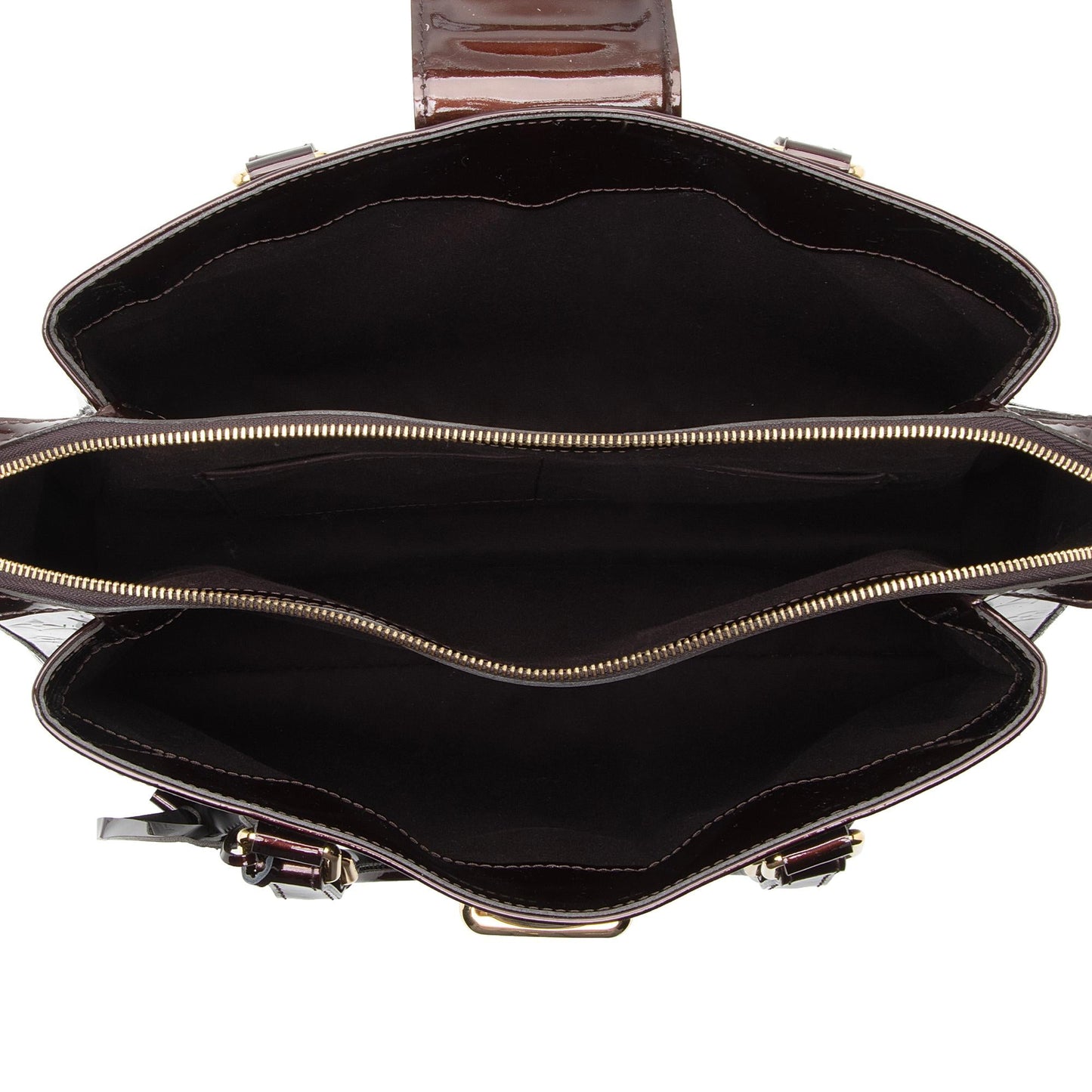 Louis Vuitton Monogram Vernis Melrose Avenue Satchel (SHF-22462)