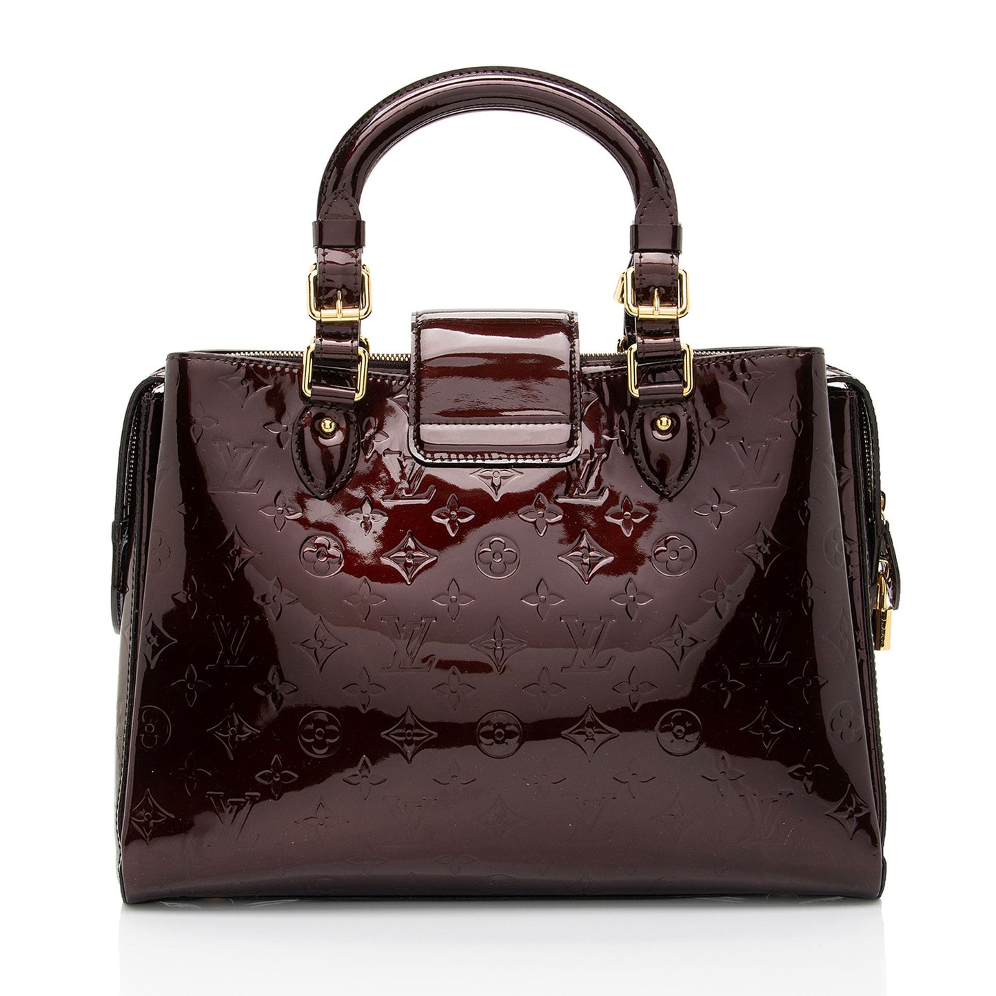 Louis Vuitton Monogram Vernis Melrose Avenue Satchel (SHF-BEMyAH)