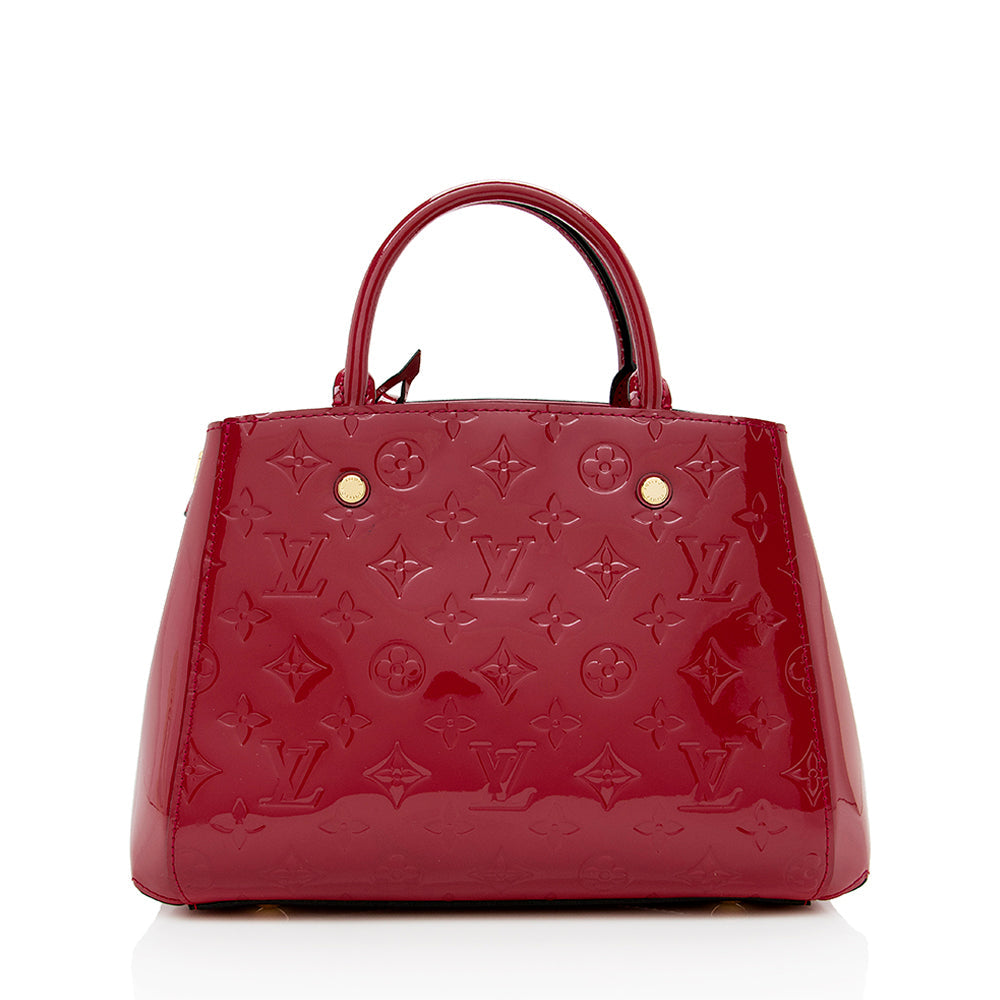 Louis Vuitton Monogram Vernis Montaigne BB Satchel -  (SHF-14934)
