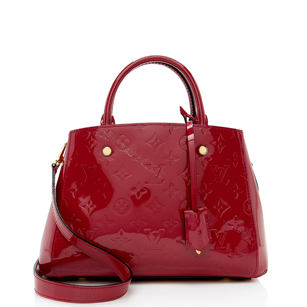Louis Vuitton Monogram Vernis Montaigne BB Satchel -  (SHF-14934)