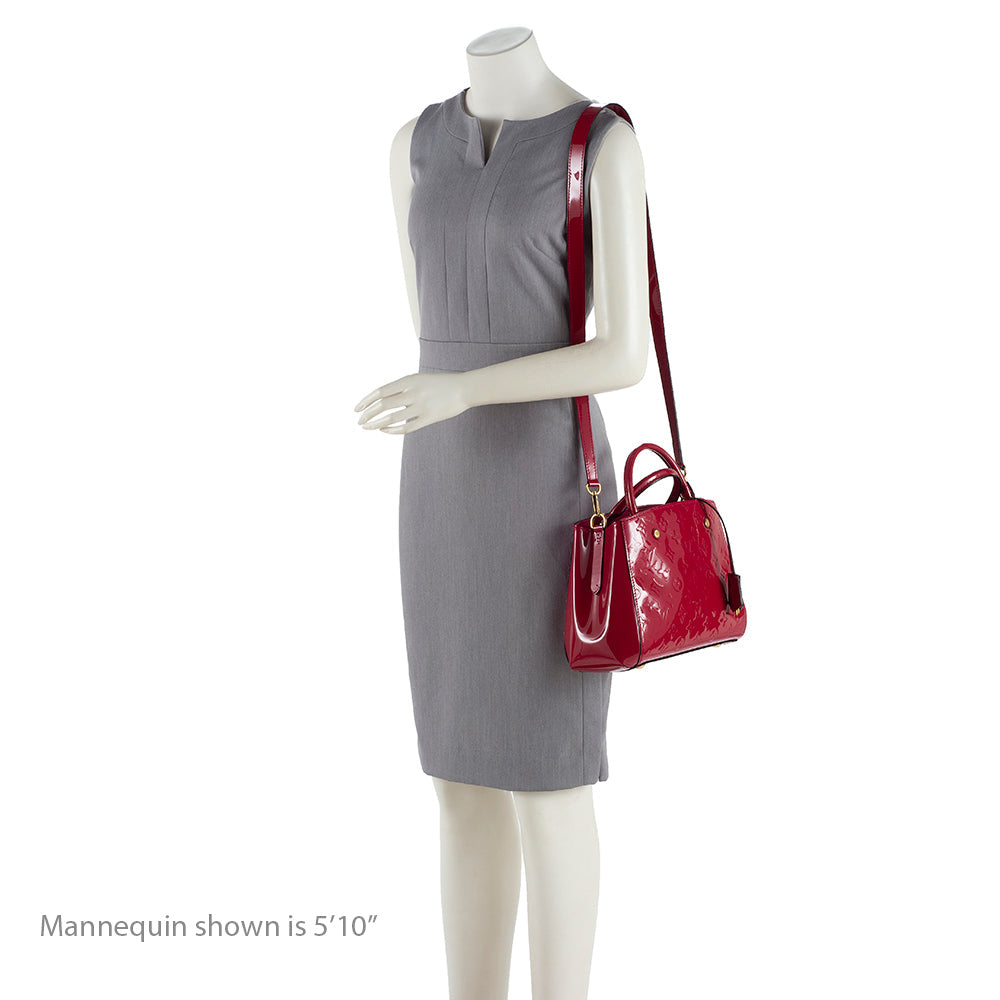Louis Vuitton Monogram Vernis Montaigne BB Satchel -  (SHF-14934)