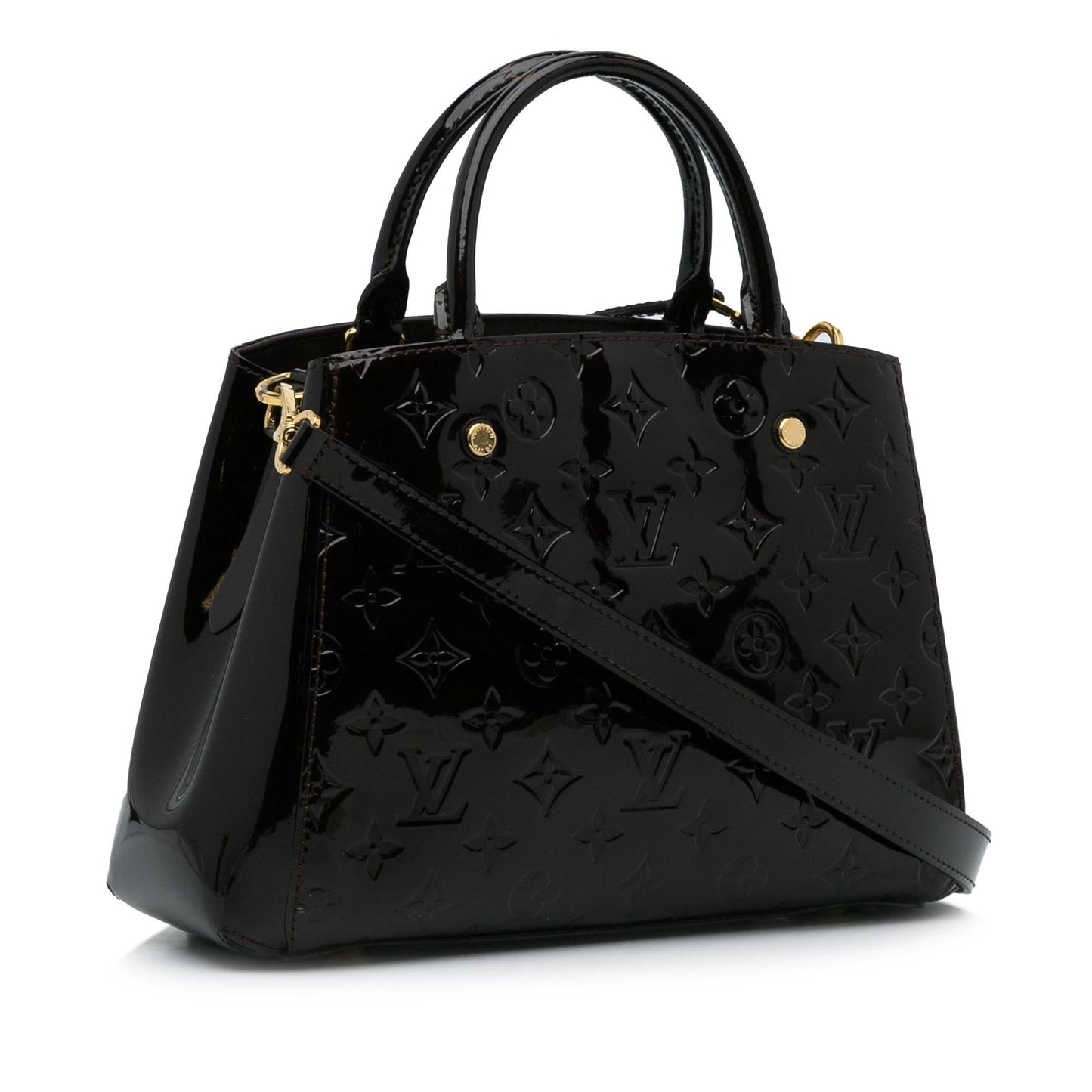 Louis Vuitton Monogram Vernis Montaigne BB (SHG-x3vn1e)