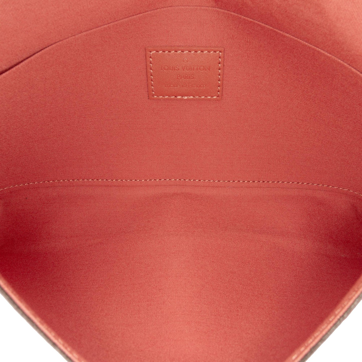 Louis Vuitton Monogram Vernis Pochette Felicie Valentine Dog