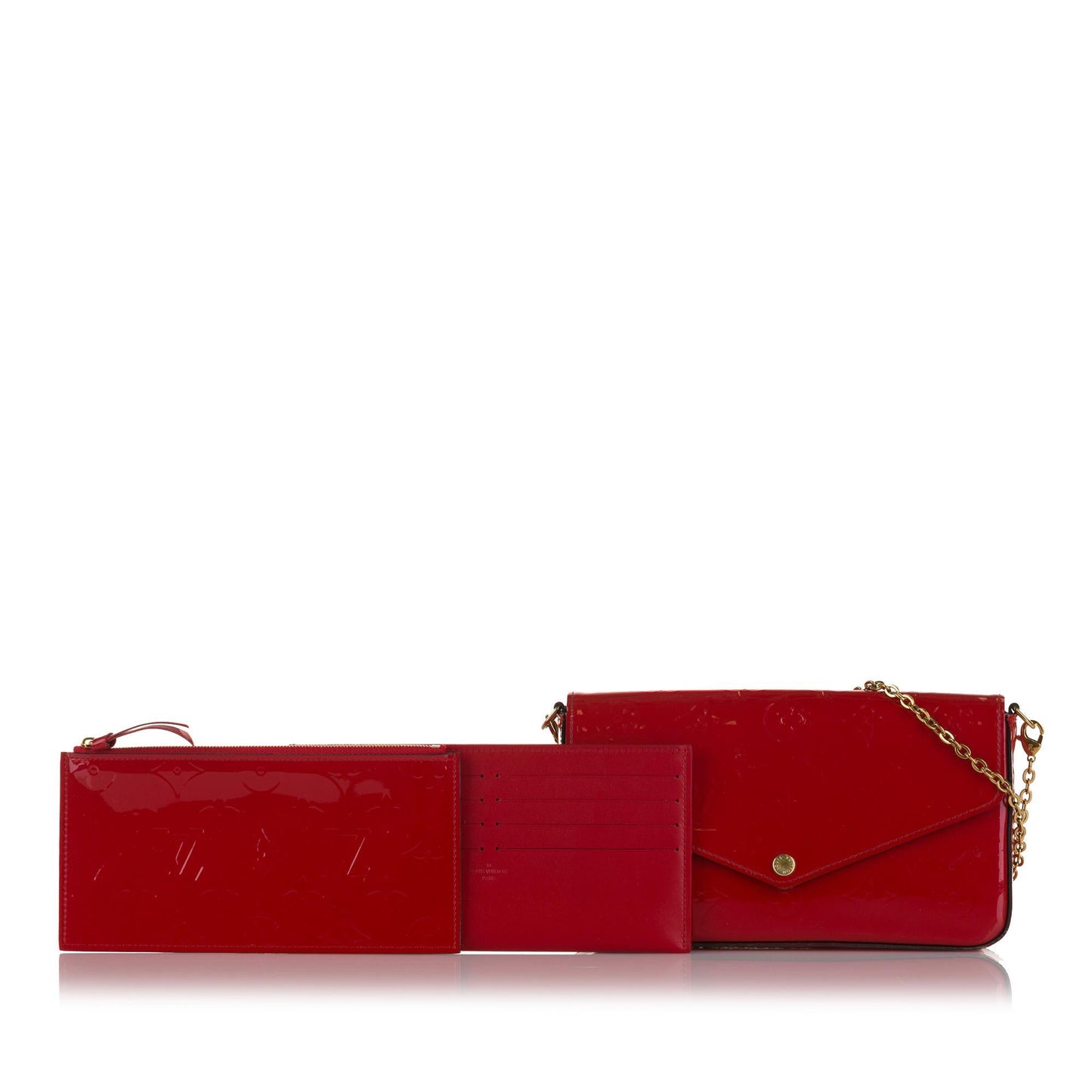 Louis Vuitton Monogram Vernis Pochette Felicie (SHG-GgZlqY)