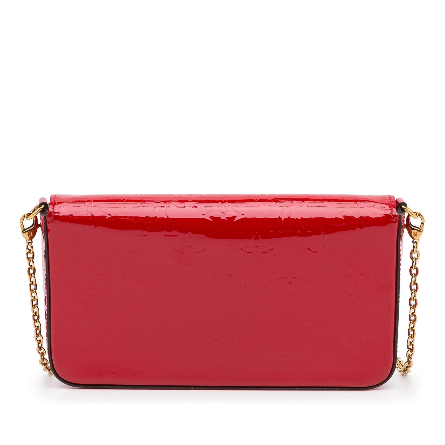 Louis Vuitton Monogram Vernis Pochette Felicie (SHG-YbsGA2)