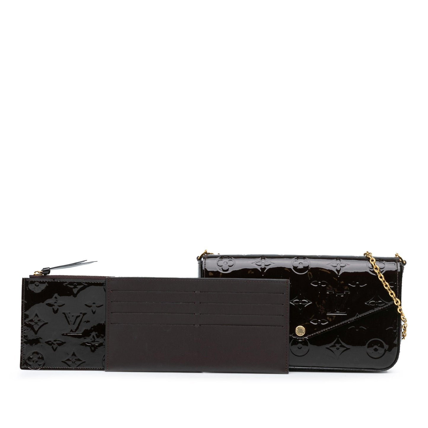 Louis Vuitton Monogram Vernis Pochette Felicie (SHG-xoejDR)