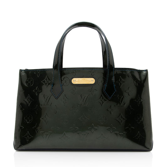 Louis Vuitton Monogram Vernis Wilshire PM Tote (SHF-ZcOAu3)