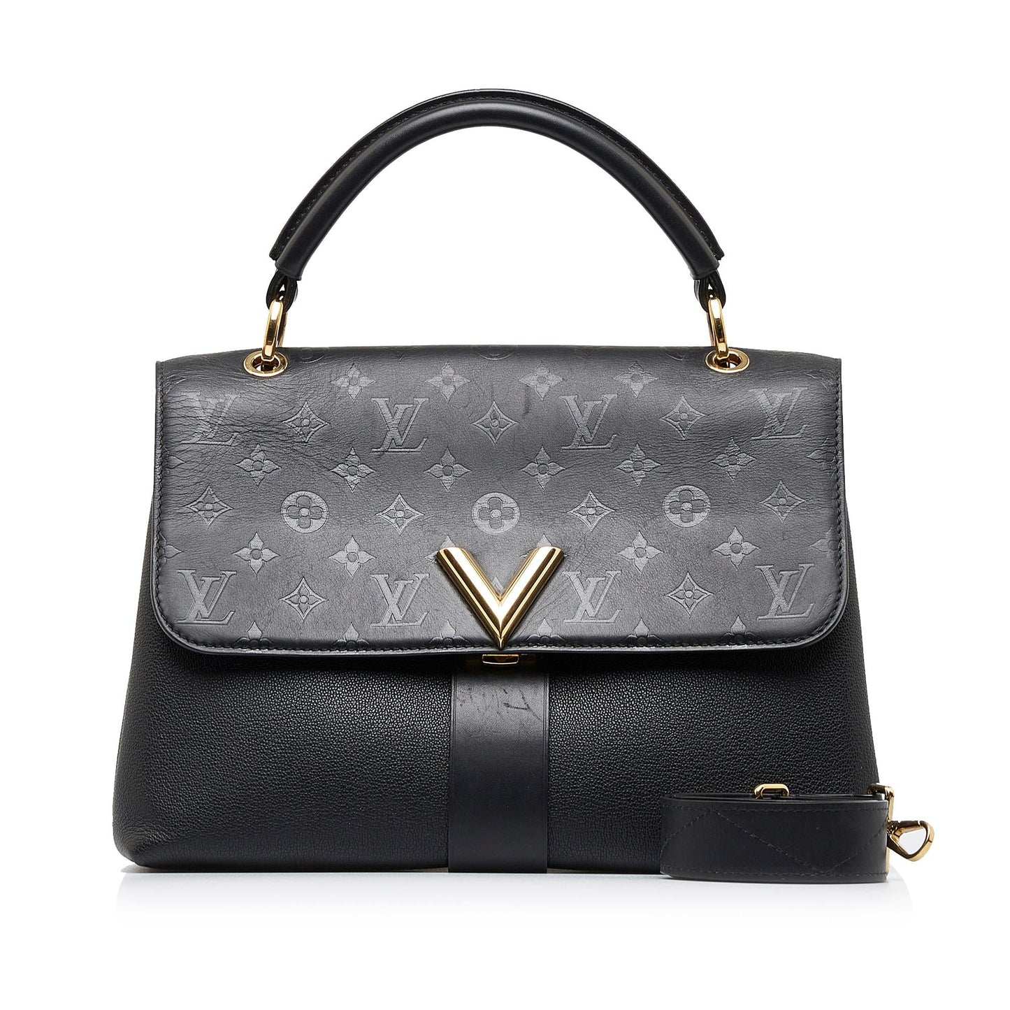 Louis Vuitton Calfskin Monogram Very One Top Handle (SHG-VxcI9k)