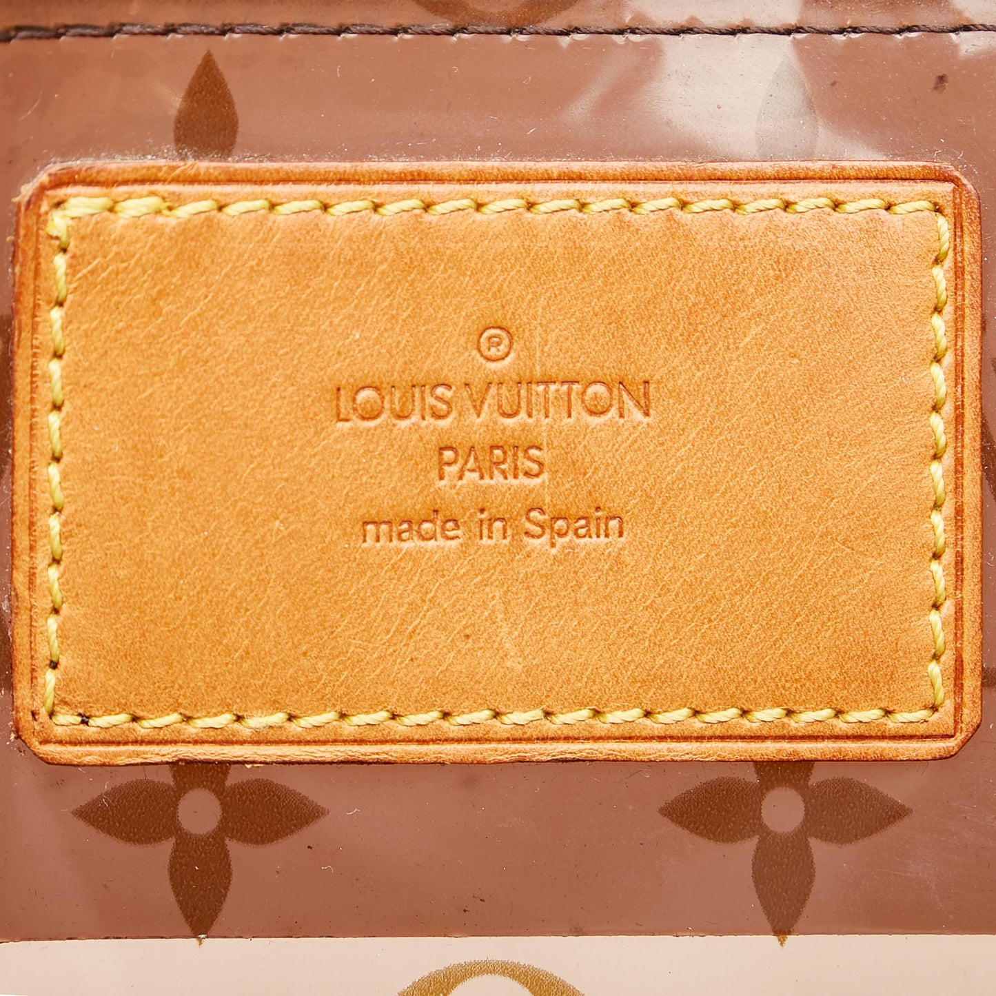 Louis Vuitton Monogram Vinyl Cabas Sac Ambre MM (SHG-31170)