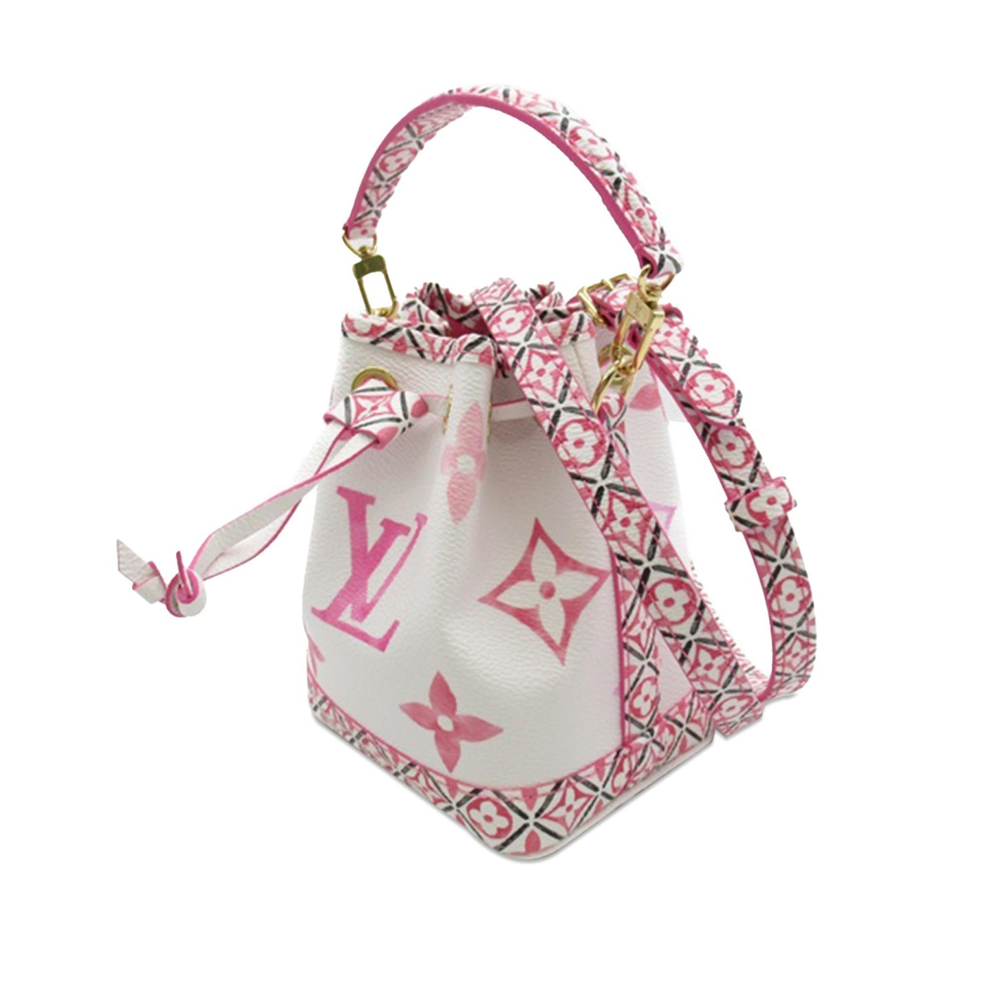 Louis Vuitton Monogram Watercolor Giant By the Pool Nano Noe (SHG-ocGy0m)