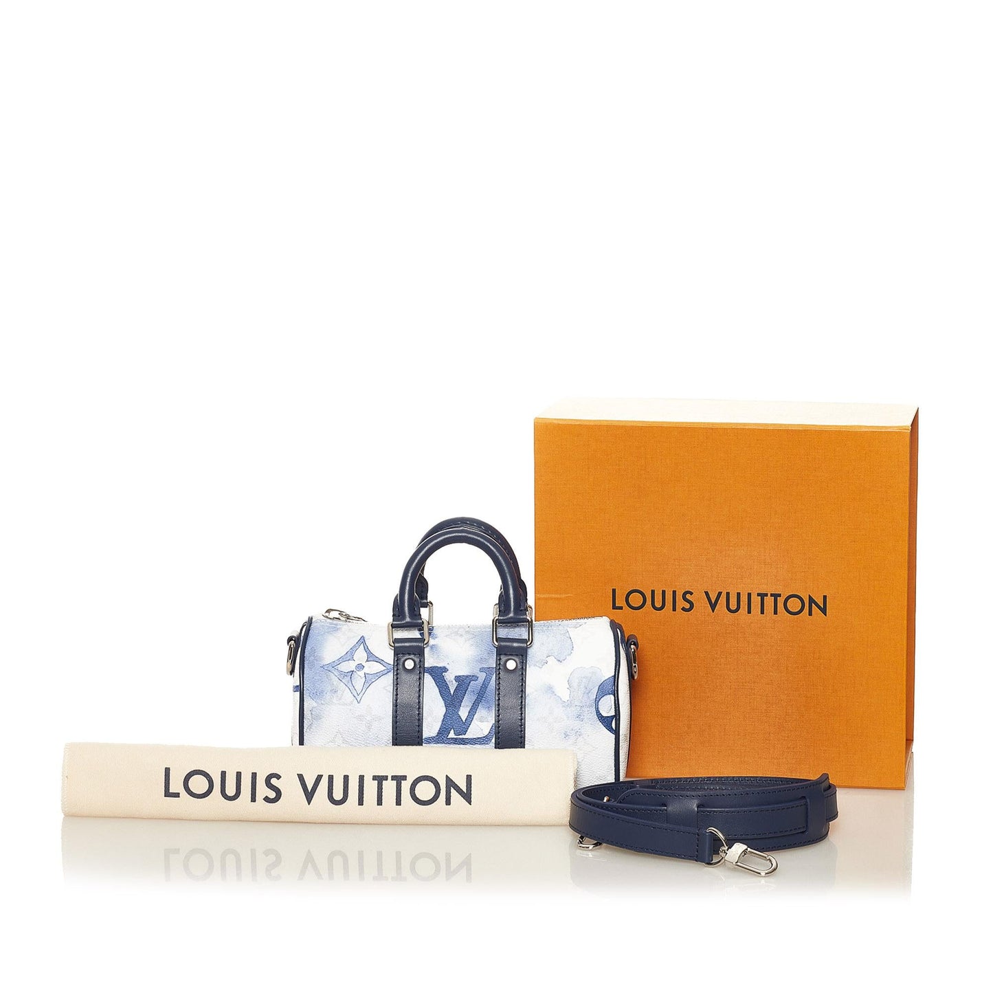 Louis Vuitton Monogram Watercolor Keepall XS (SHG-35308)