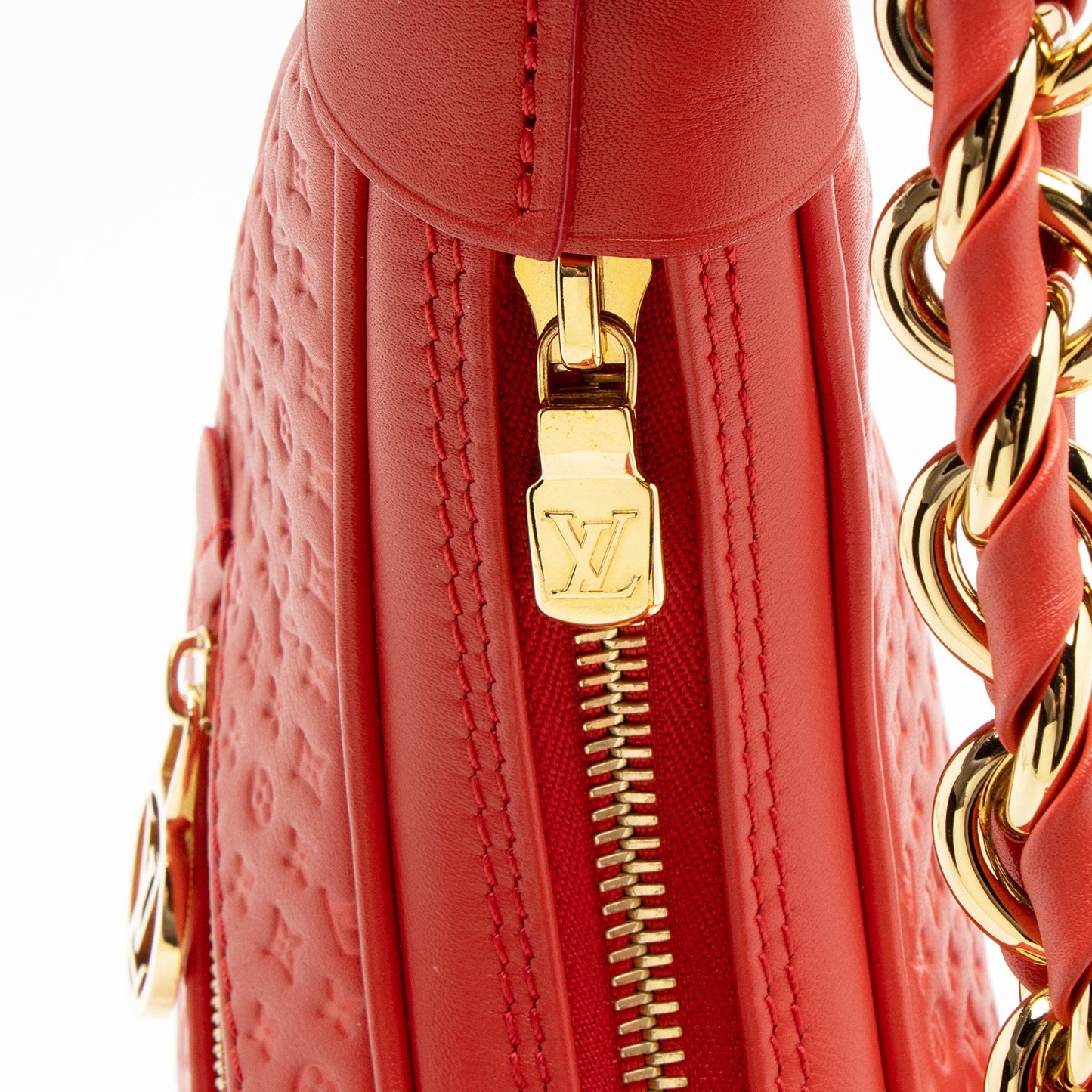 Louis Vuitton Nanogram Embossed Loop Shoulder Bag