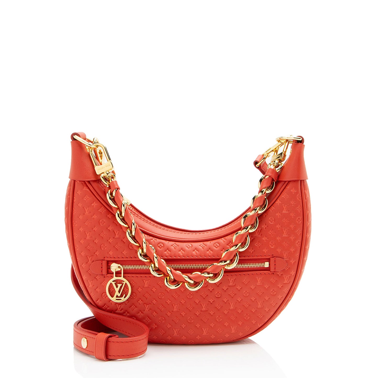 Louis Vuitton Nanogram Embossed Loop Shoulder Bag