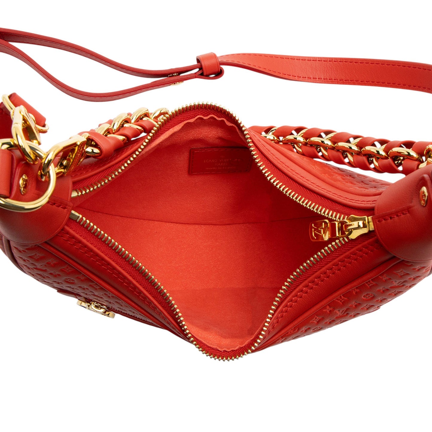 Louis Vuitton Nanogram Embossed Loop Shoulder Bag