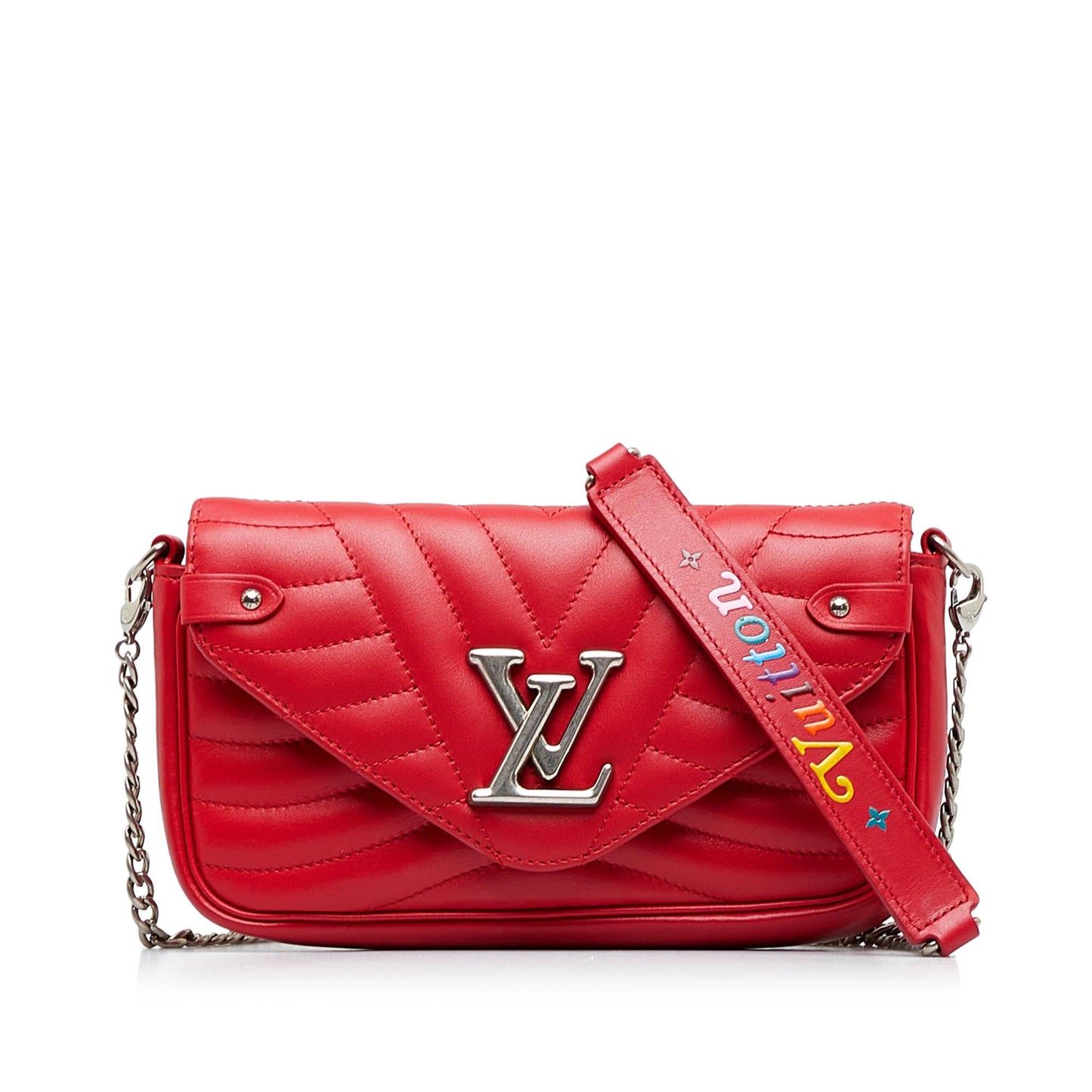 Louis Vuitton New Wave Chain Pochette (SHG-sOWV8C)