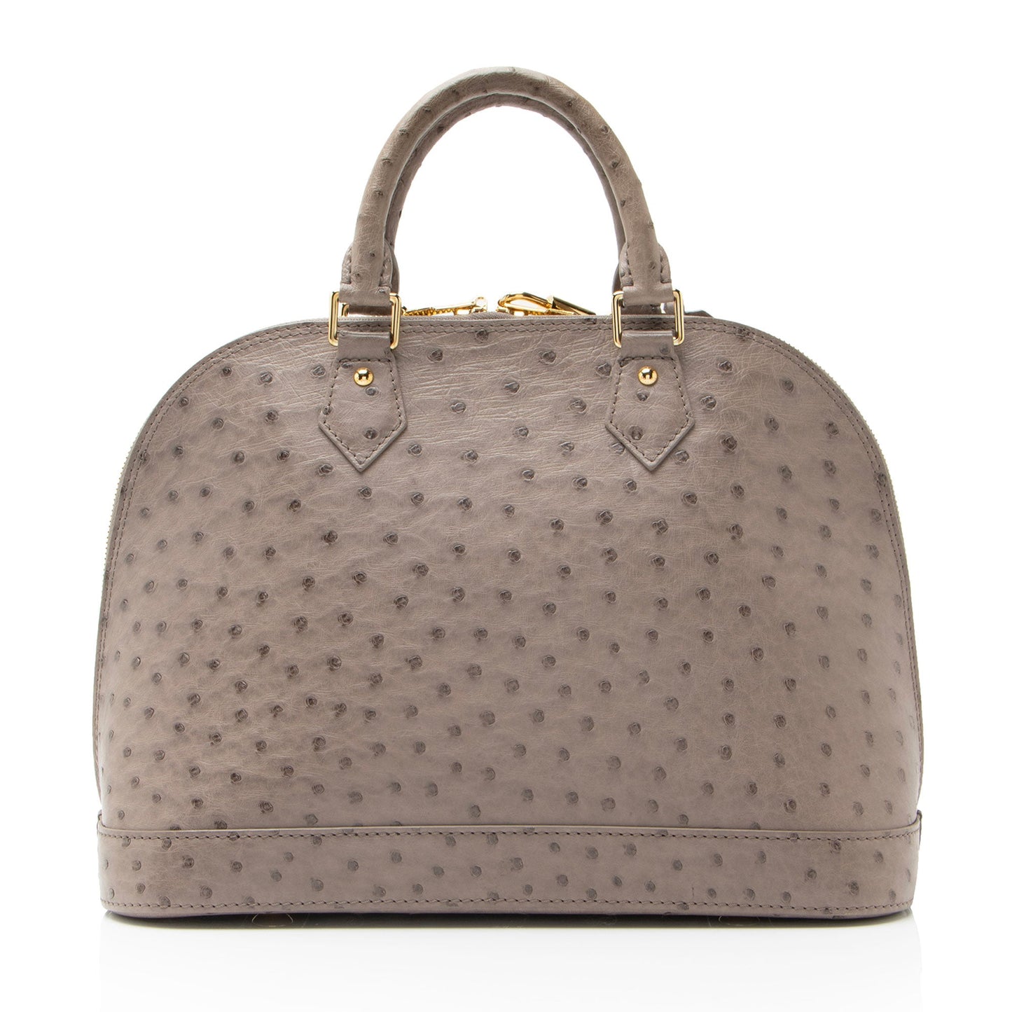 Louis Vuitton Ostrich Leather Alma PM Satchel