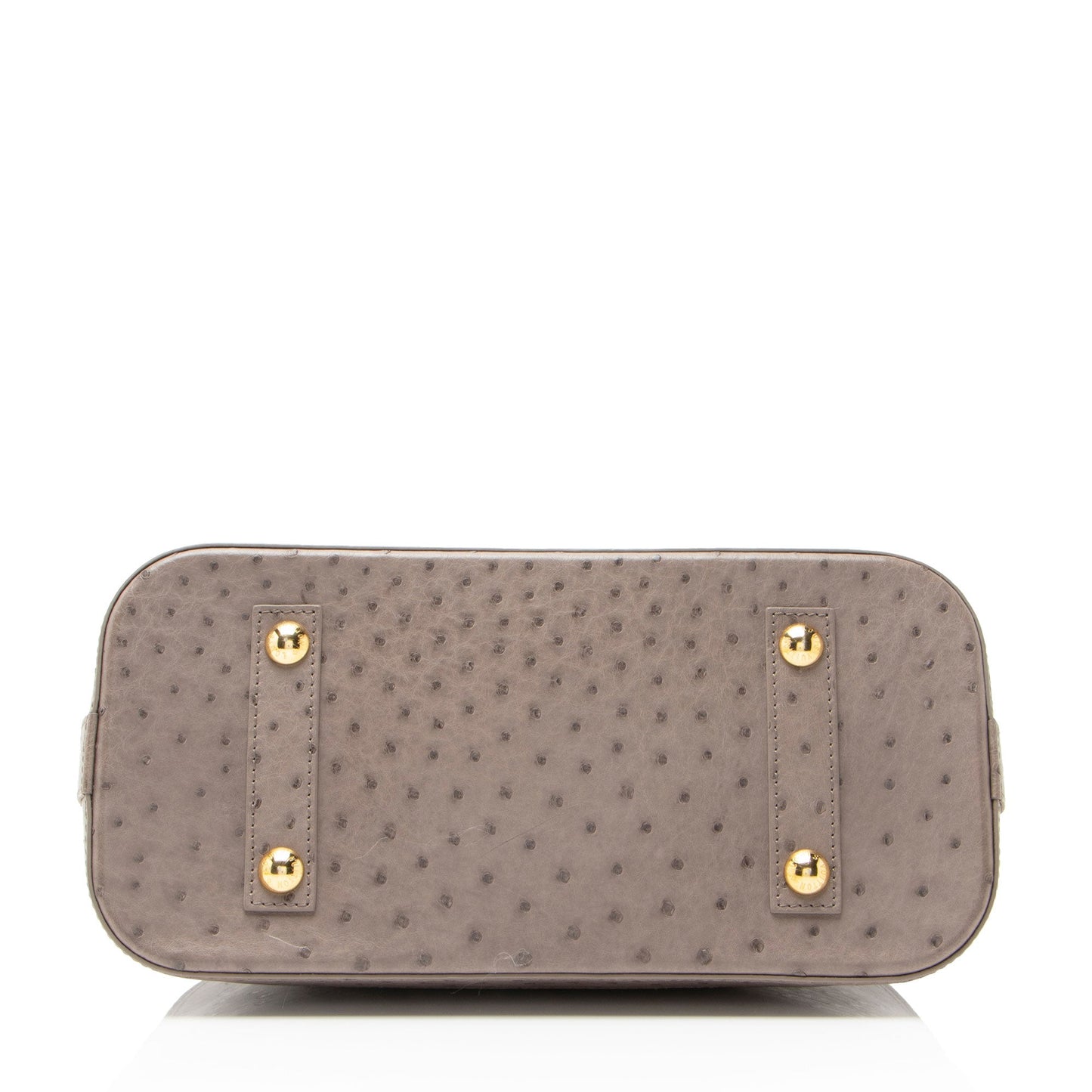 Louis Vuitton Ostrich Leather Alma PM Satchel