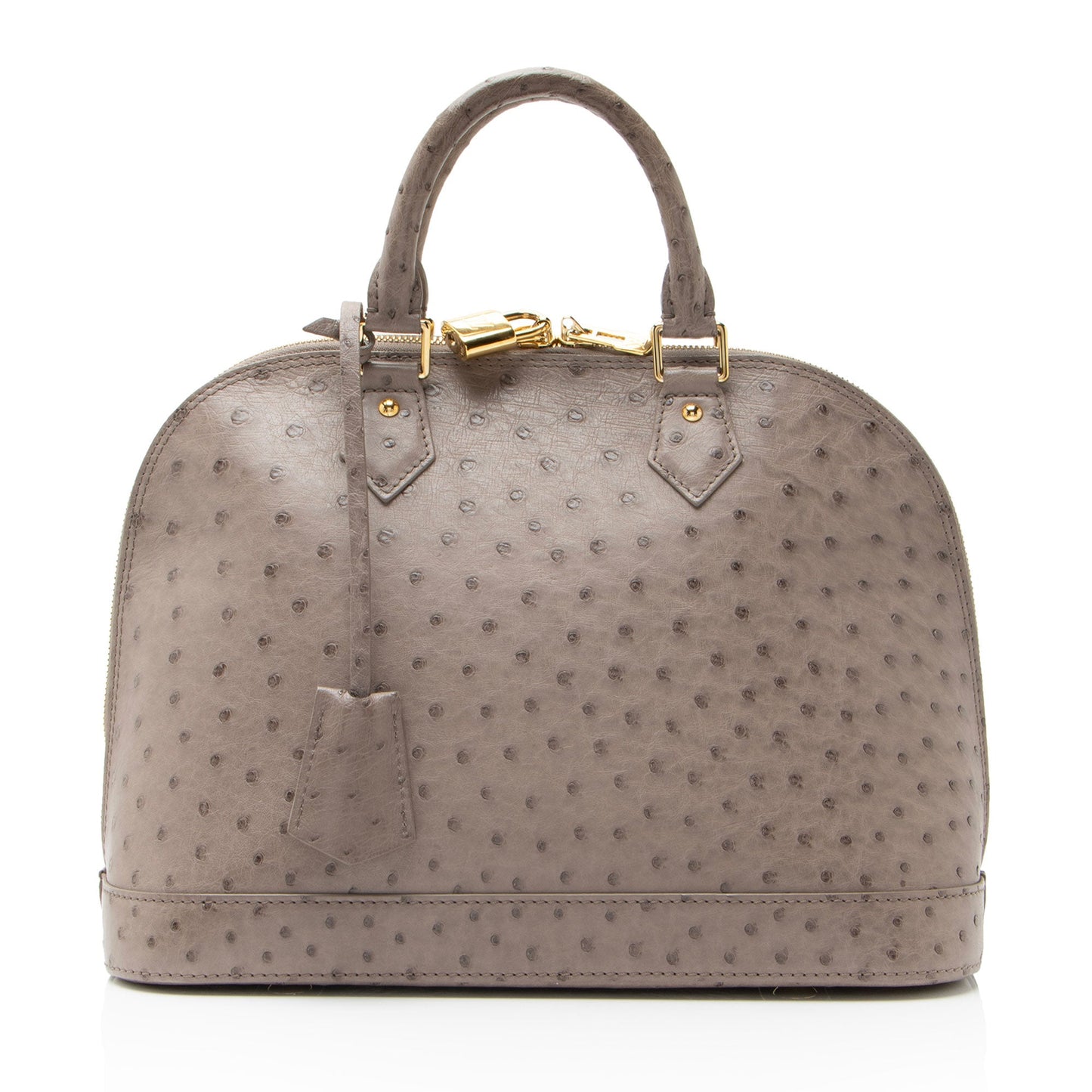 Louis Vuitton Ostrich Leather Alma PM Satchel