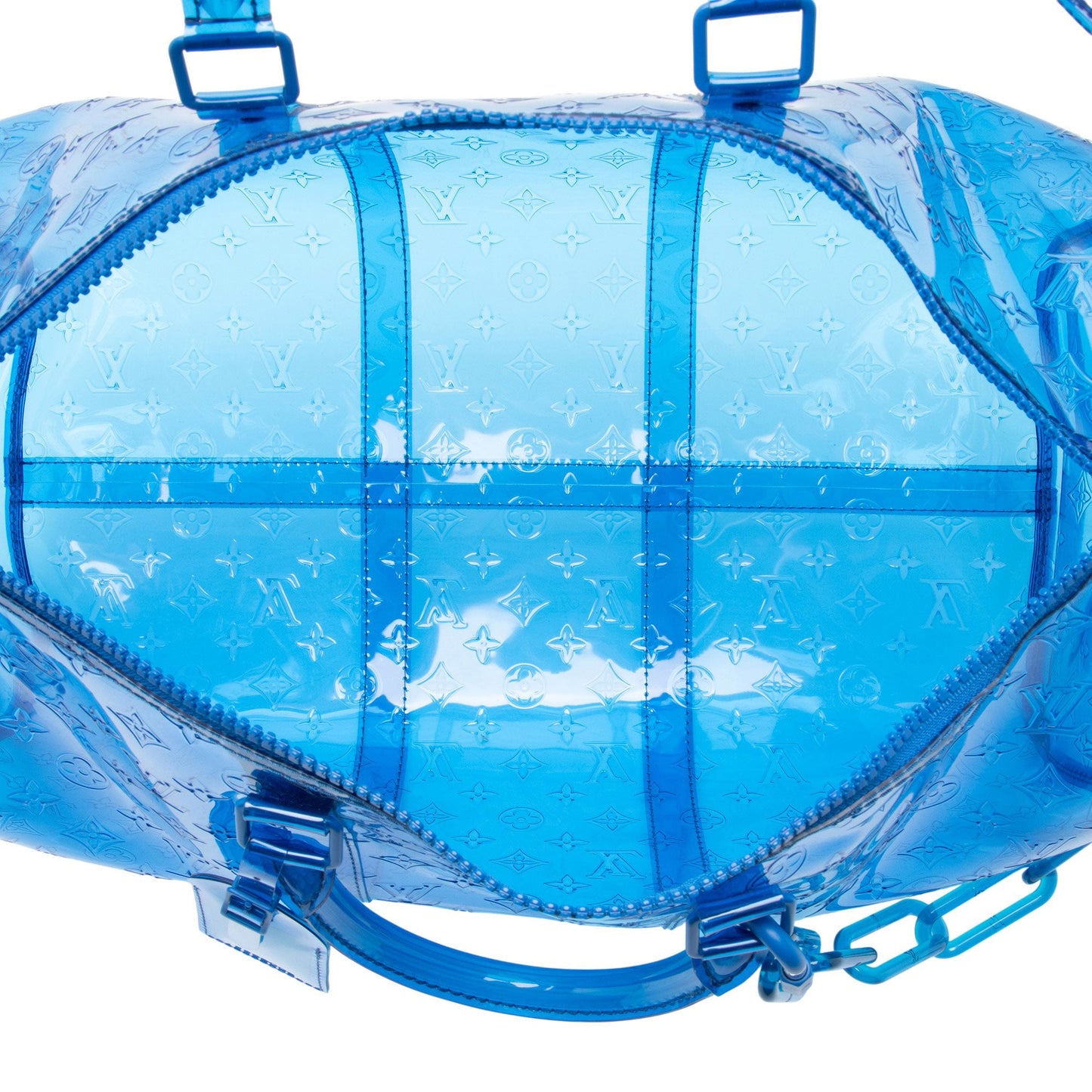 Louis Vuitton PVC Monogram Keepall Bandouliere 50 Duffle