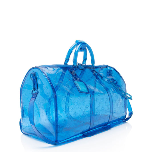 Louis Vuitton PVC Monogram Keepall Bandouliere 50 Duffle