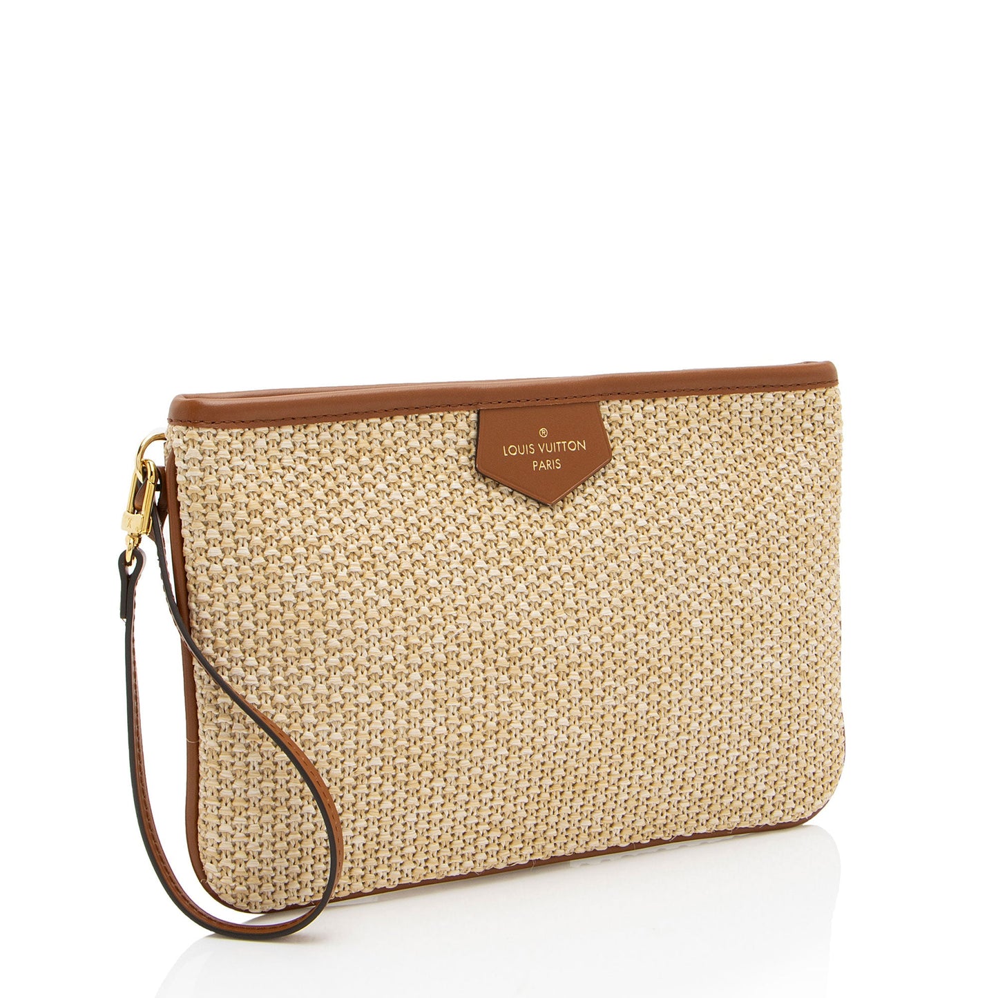 Louis Vuitton Raffia Pochette (SHF-DxI9Le)