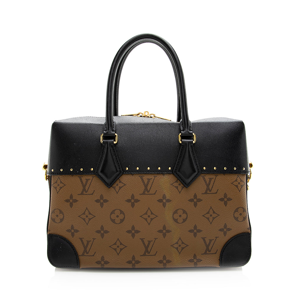Louis Vuitton Reverse Monogram City Malle MM Satchel (SHF-20663)