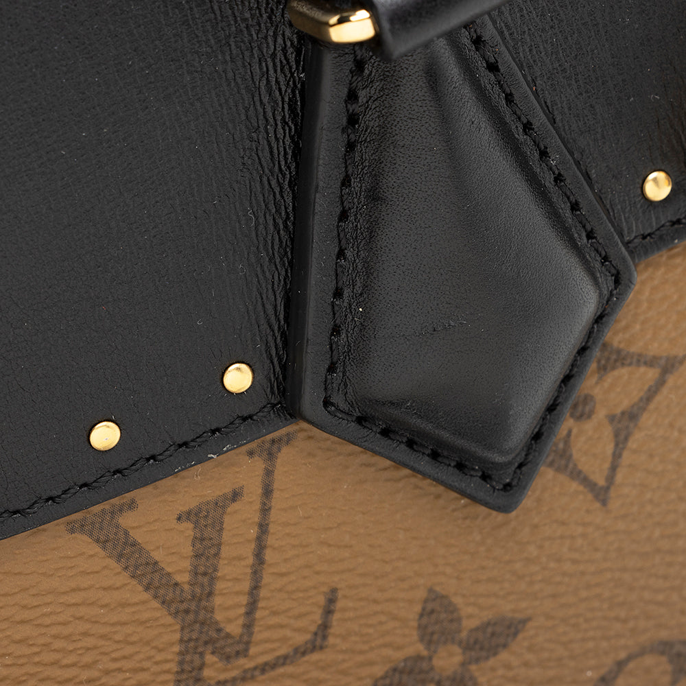 Louis Vuitton Reverse Monogram City Malle MM Satchel (SHF-20663)