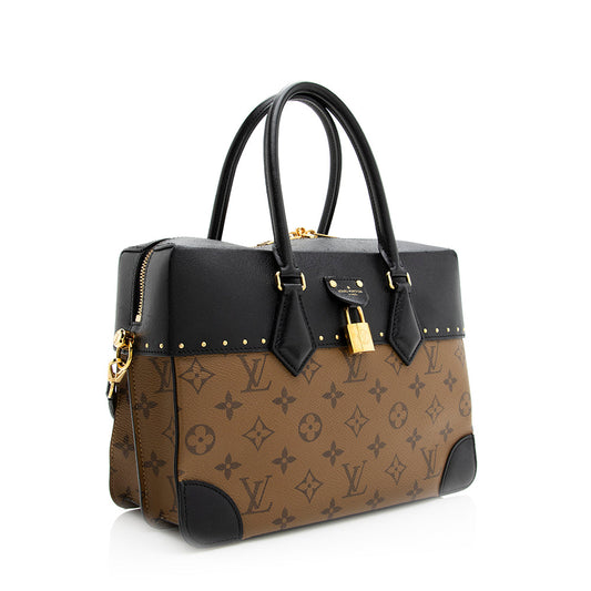 Louis Vuitton Reverse Monogram City Malle MM Satchel (SHF-20663)