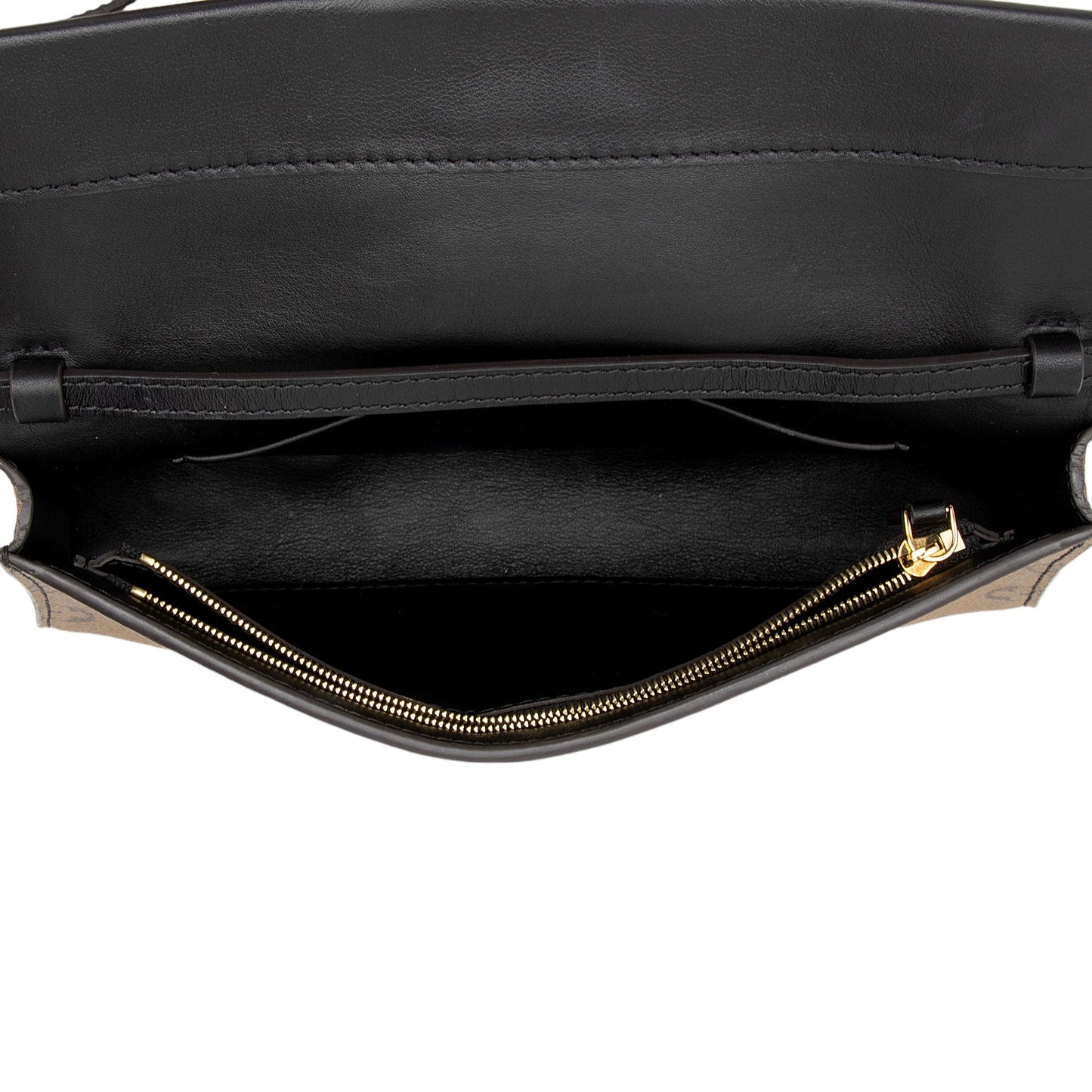 Louis Vuitton Reverse Monogram Column Pochette (SHF-HTgM8Z)