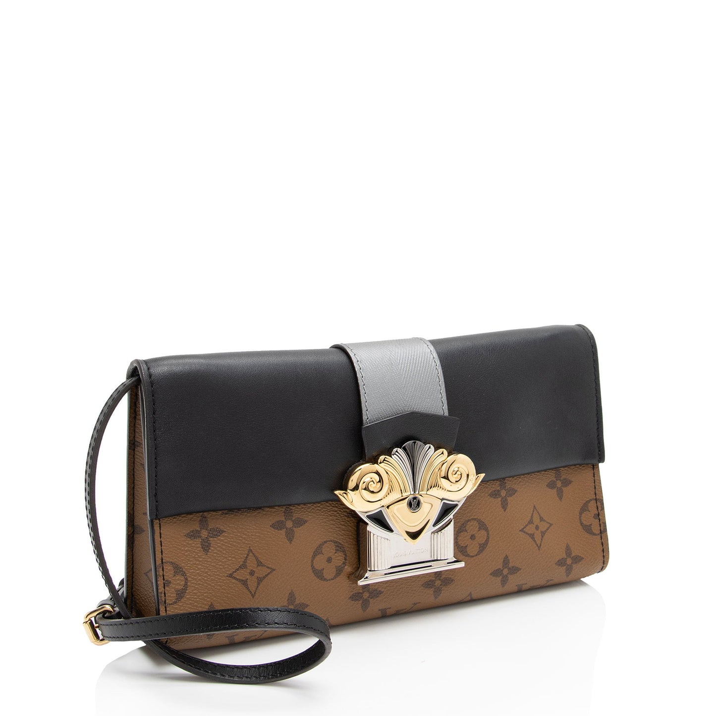 Louis Vuitton Reverse Monogram Column Pochette (SHF-uUjQaz)