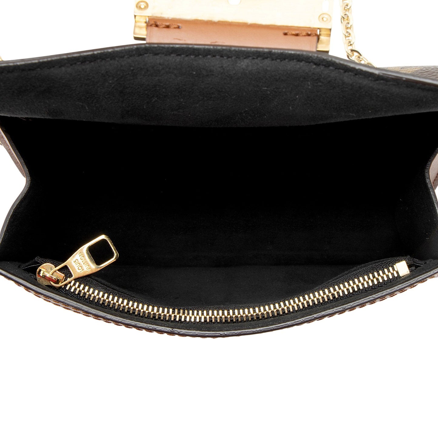Louis Vuitton Reverse Monogram Dauphine Chain Wallet