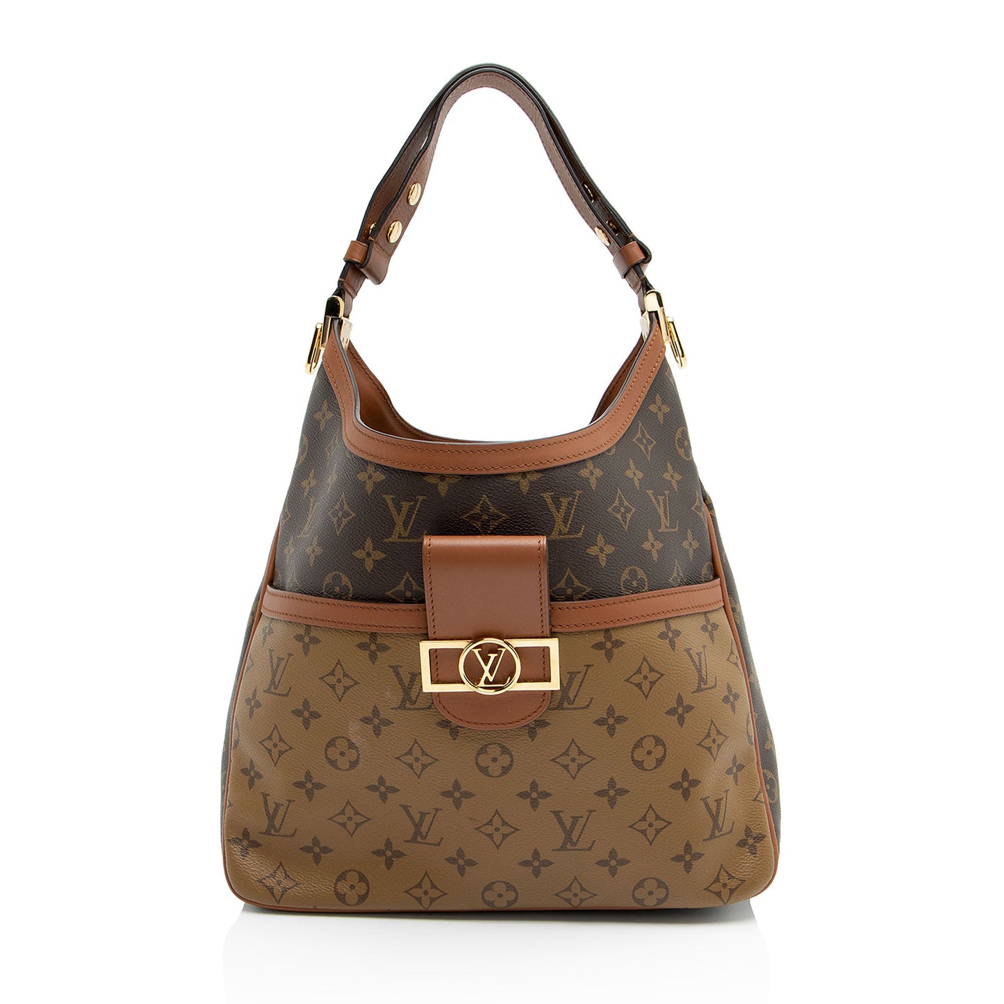 Louis Vuitton Reverse Monogram Dauphine MM Hobo