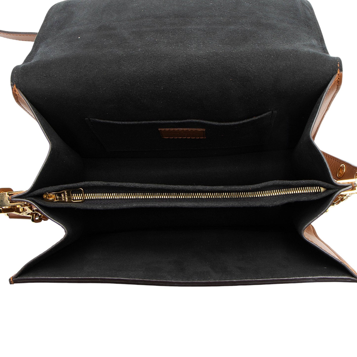Louis Vuitton Reverse Monogram Dauphine MM Shoulder Bag (SHF-gLxrYk)
