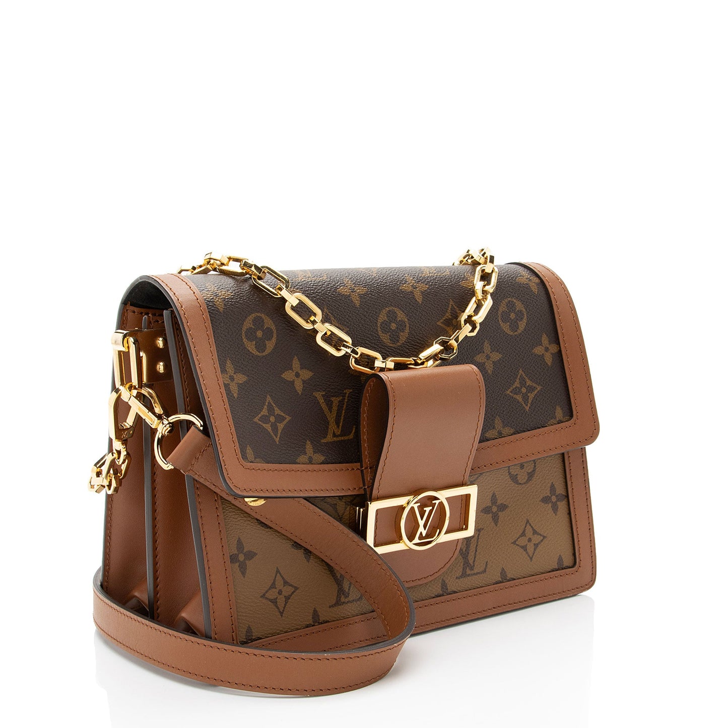 Louis Vuitton Reverse Monogram Dauphine MM Shoulder Bag