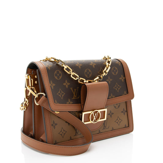 Louis Vuitton Reverse Monogram Dauphine MM Shoulder Bag