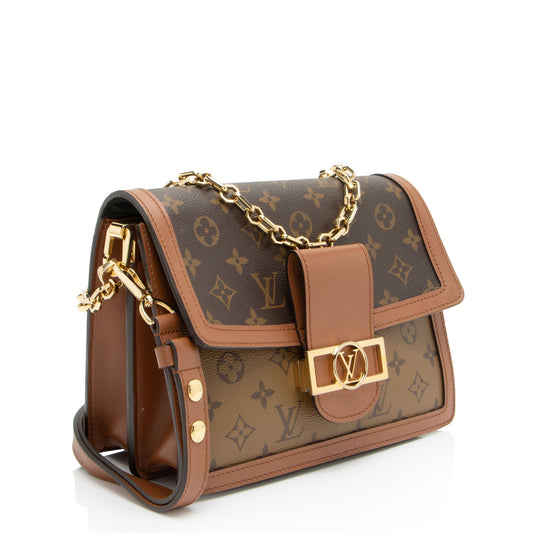 Louis Vuitton Reverse Monogram Dauphine MM Shoulder Bag