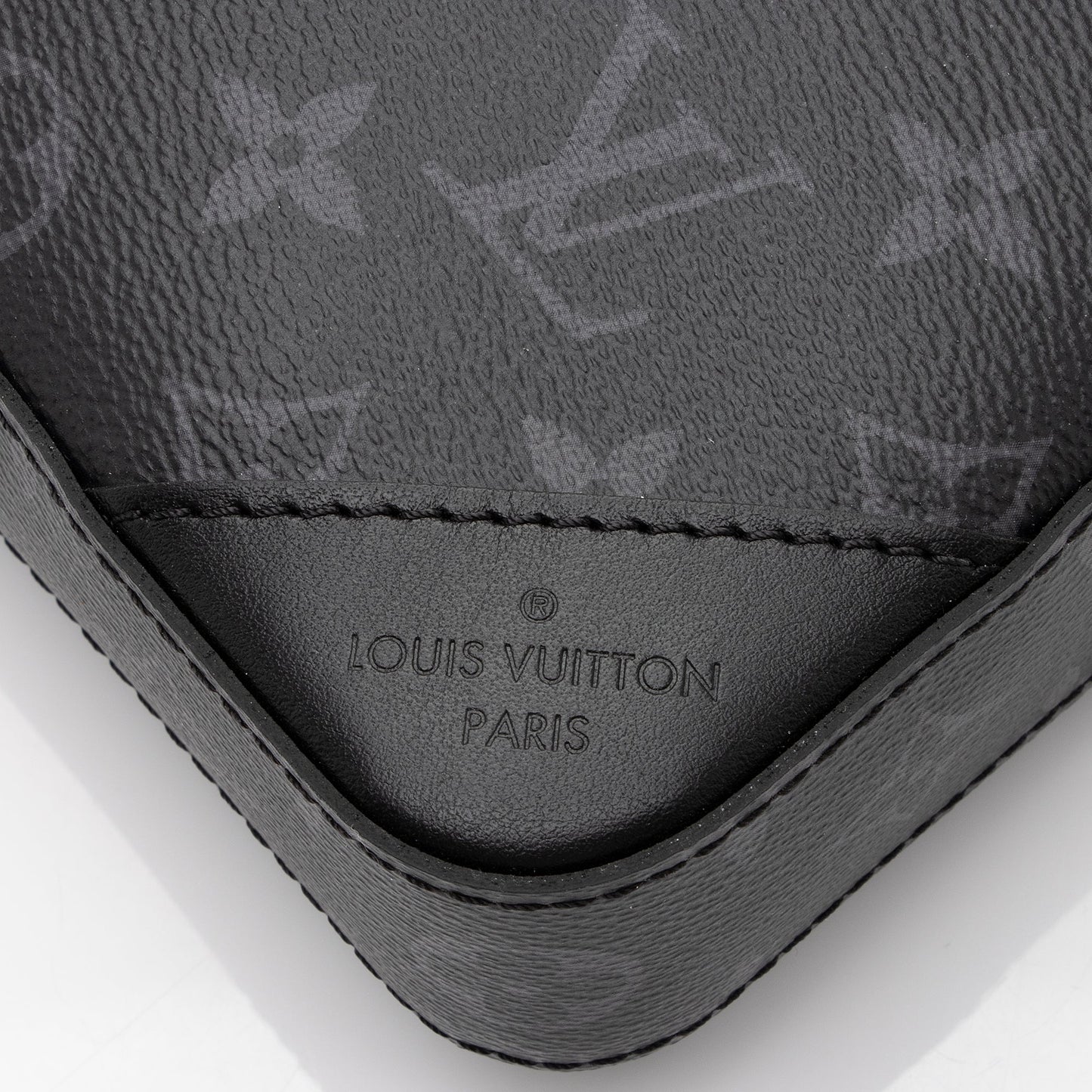 Louis Vuitton Reverse Monogram Eclipse Trio Messenger Bag (SHF-74wbYX)
