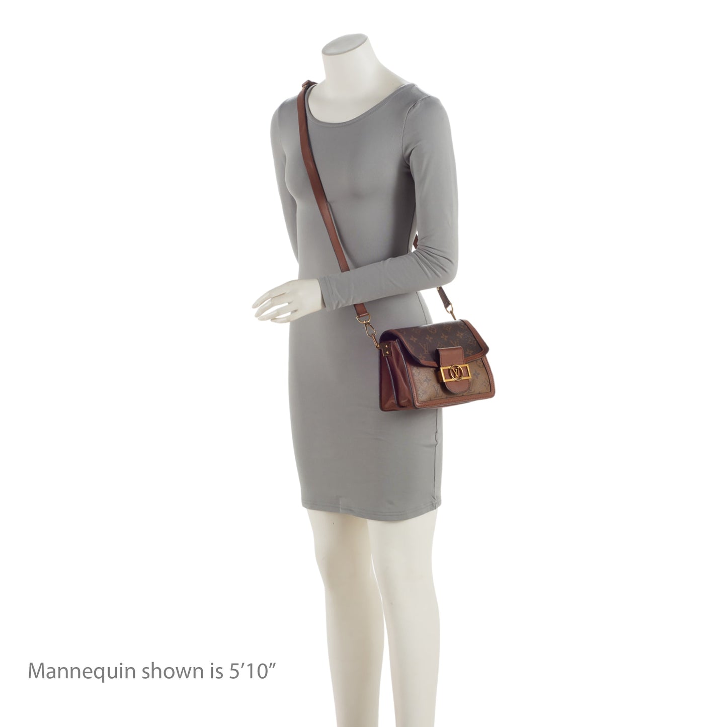Louis Vuitton Reverse Monogram Mini Dauphine Shoulder Bag (SHF-dz9N6Z)