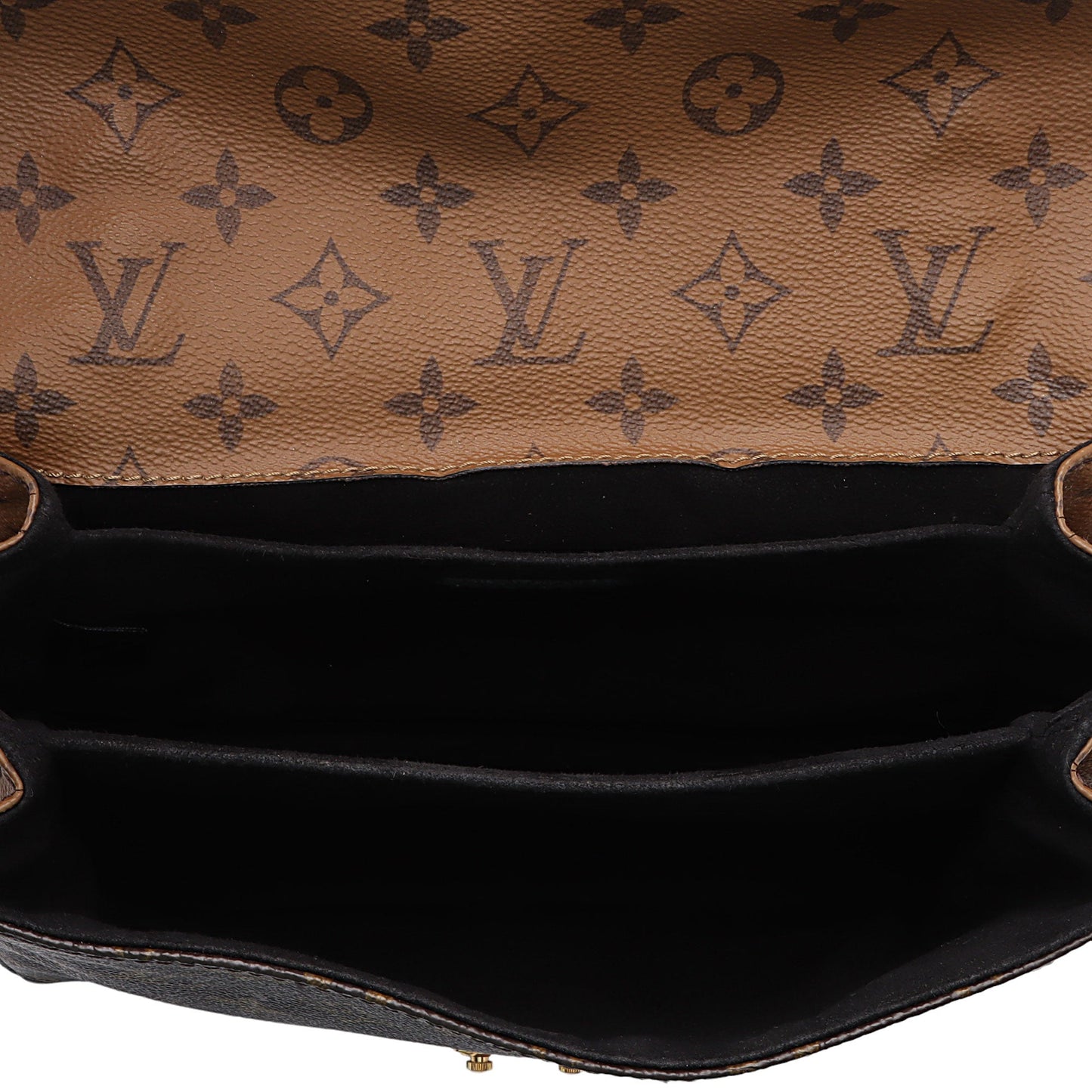 Louis Vuitton Reverse Monogram Pochette Metis Shoulder Bag (SHF-HDehHC)