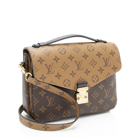Louis Vuitton Reverse Monogram Pochette Metis Shoulder Bag (SHF-TeLbmc)