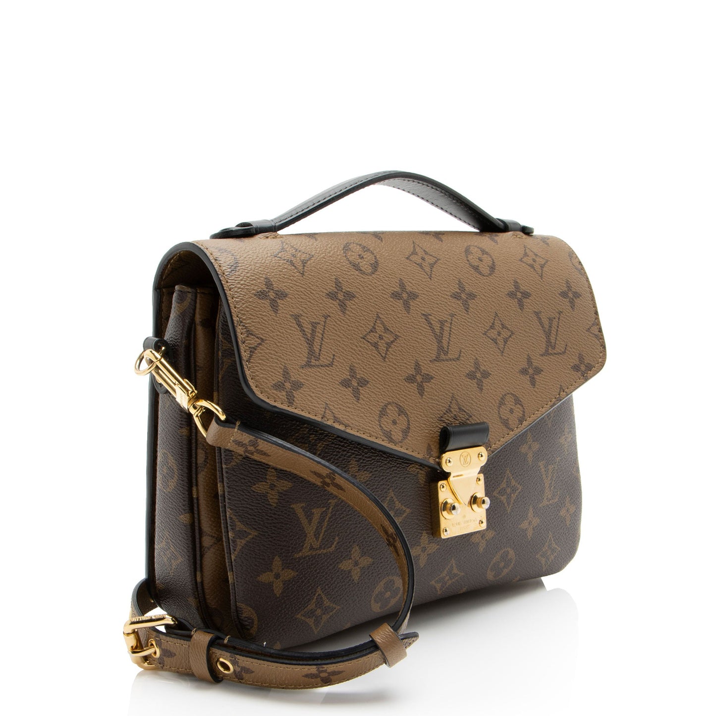 Louis Vuitton Reverse Monogram Pochette Metis Shoulder Bag (SHF-QRerUA)